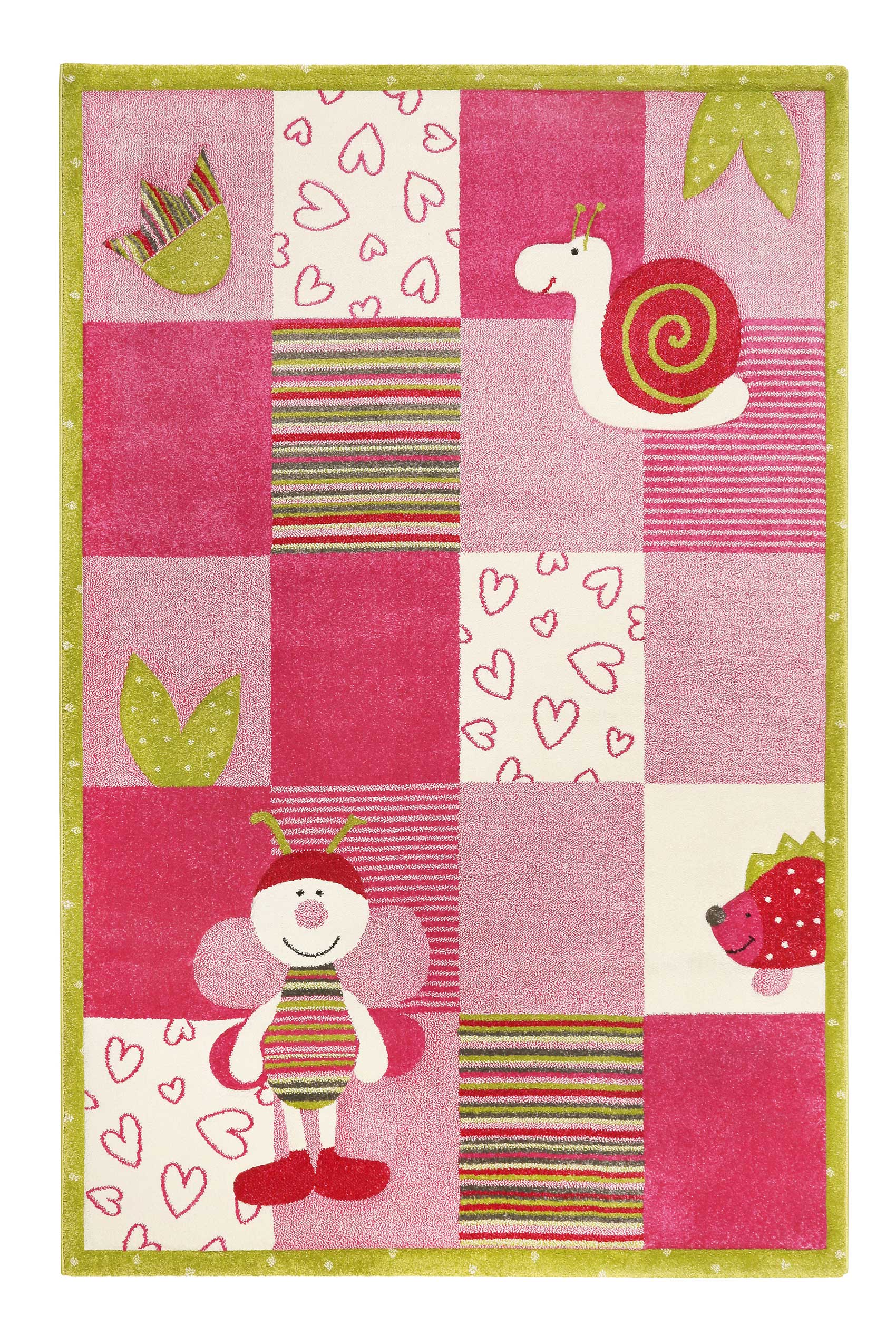 Esprit Kinderteppich Rosa Bunt 