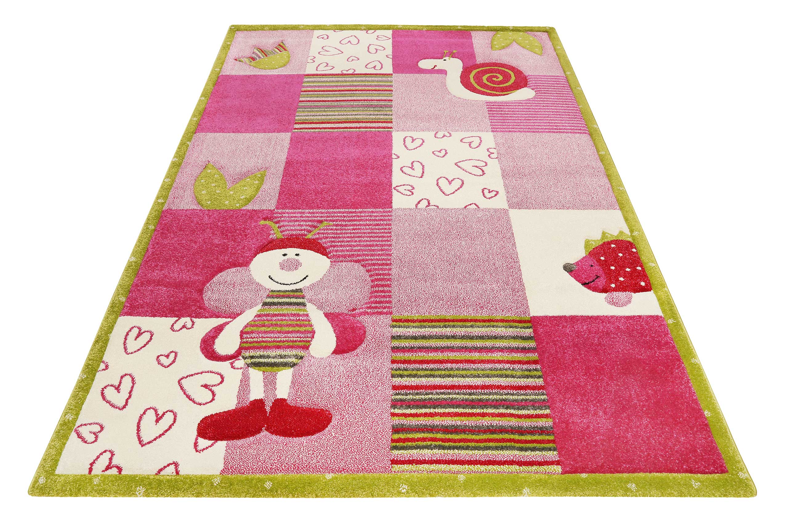 Esprit Kinderteppich Rosa Bunt 