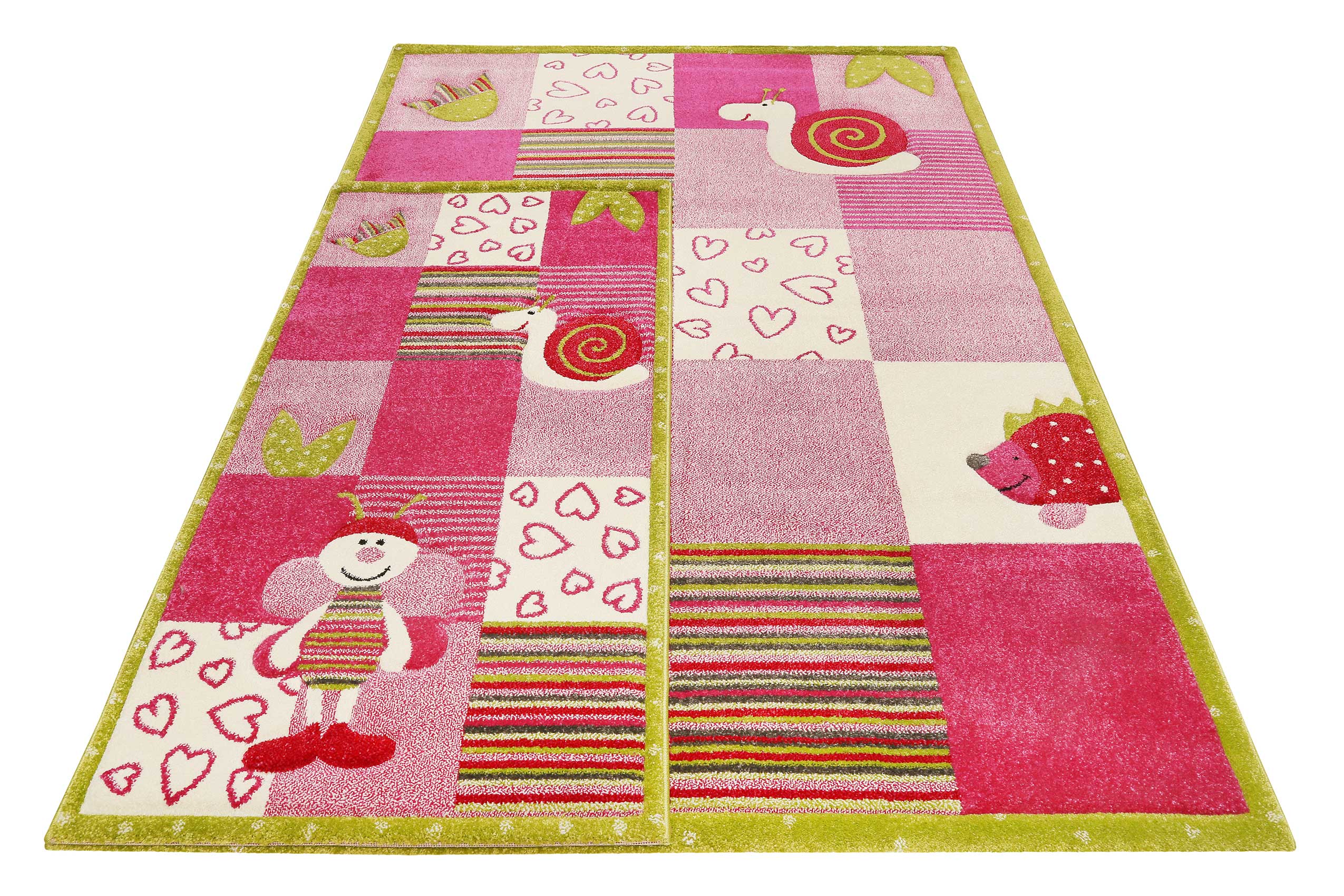 Esprit Kinderteppich Rosa Bunt 