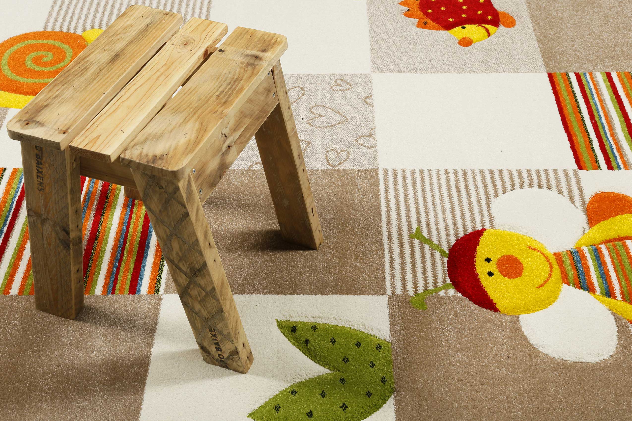 Esprit Kinderteppich Beige Bunt » Bee 2.0 « - Ansicht 6