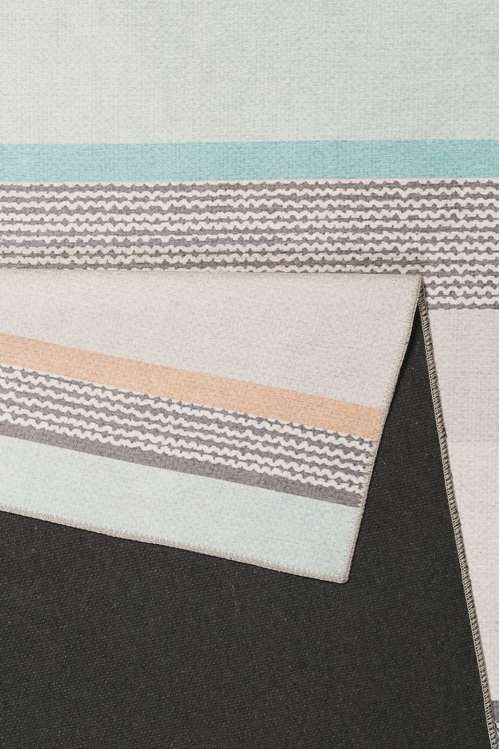Esprit Teppich Beige Pfirsich Türkis 