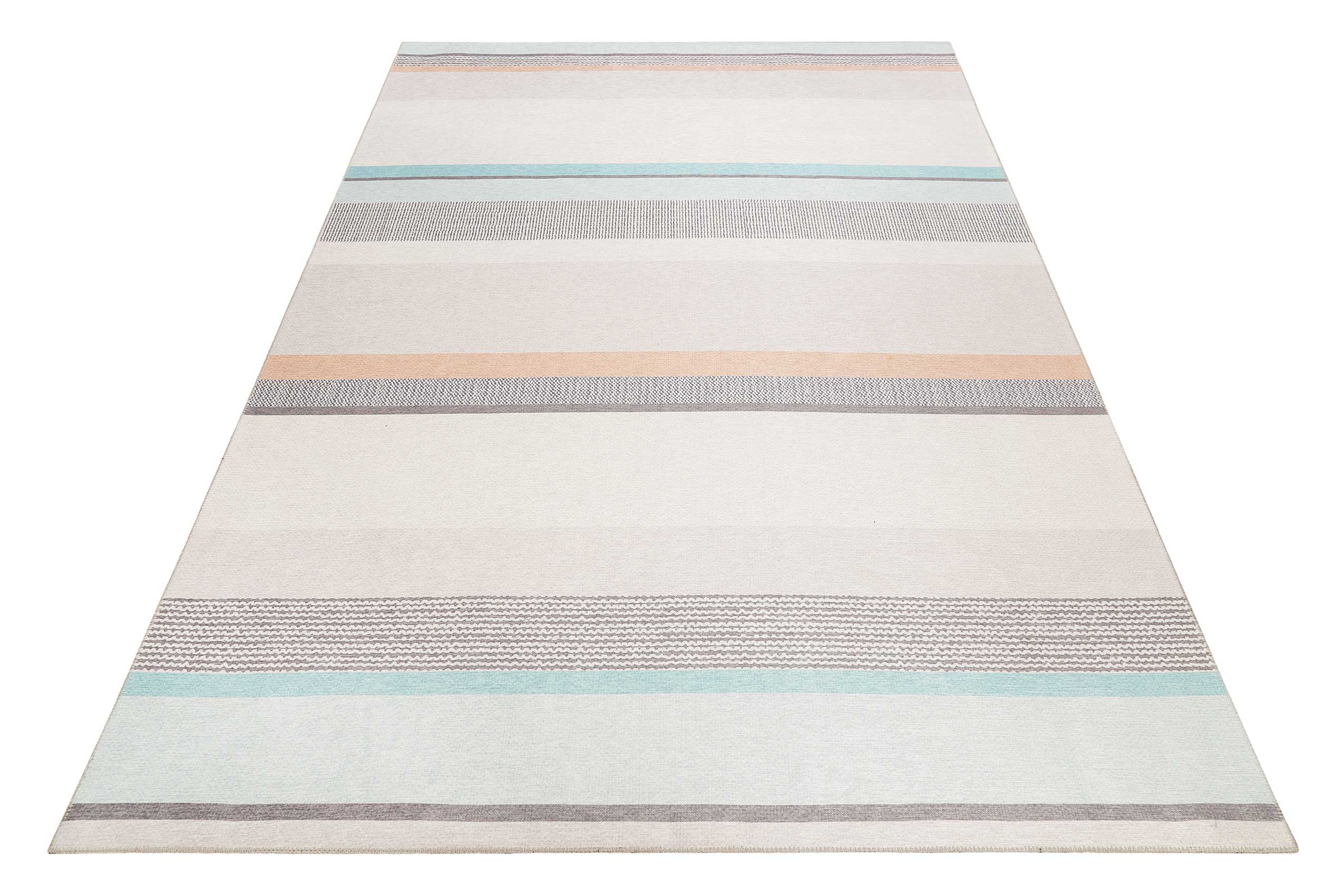 Esprit Teppich Beige Pfirsich Türkis 