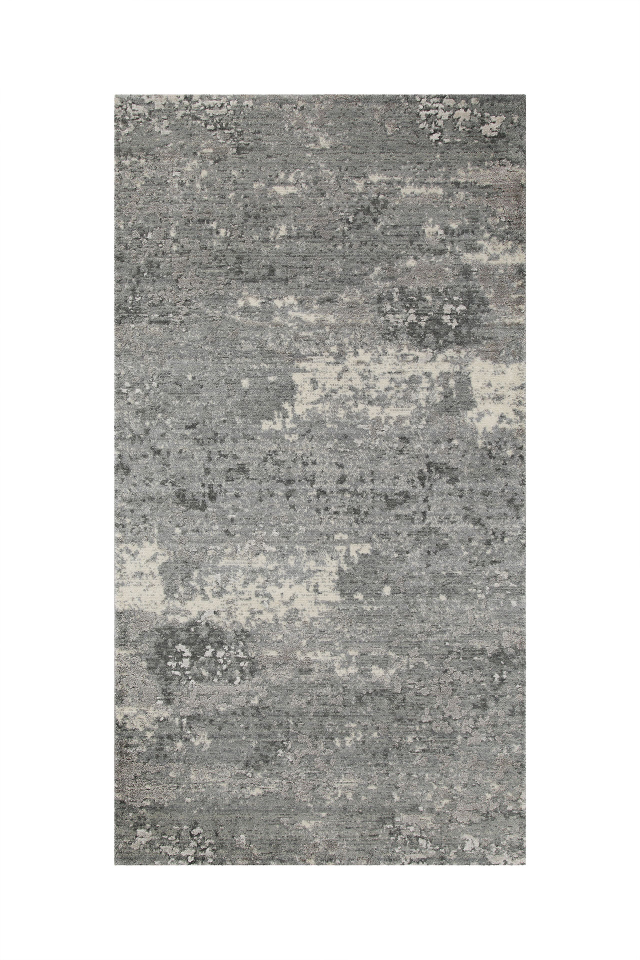 Esprit Kurzflor Teppich Grau aus Wolle
