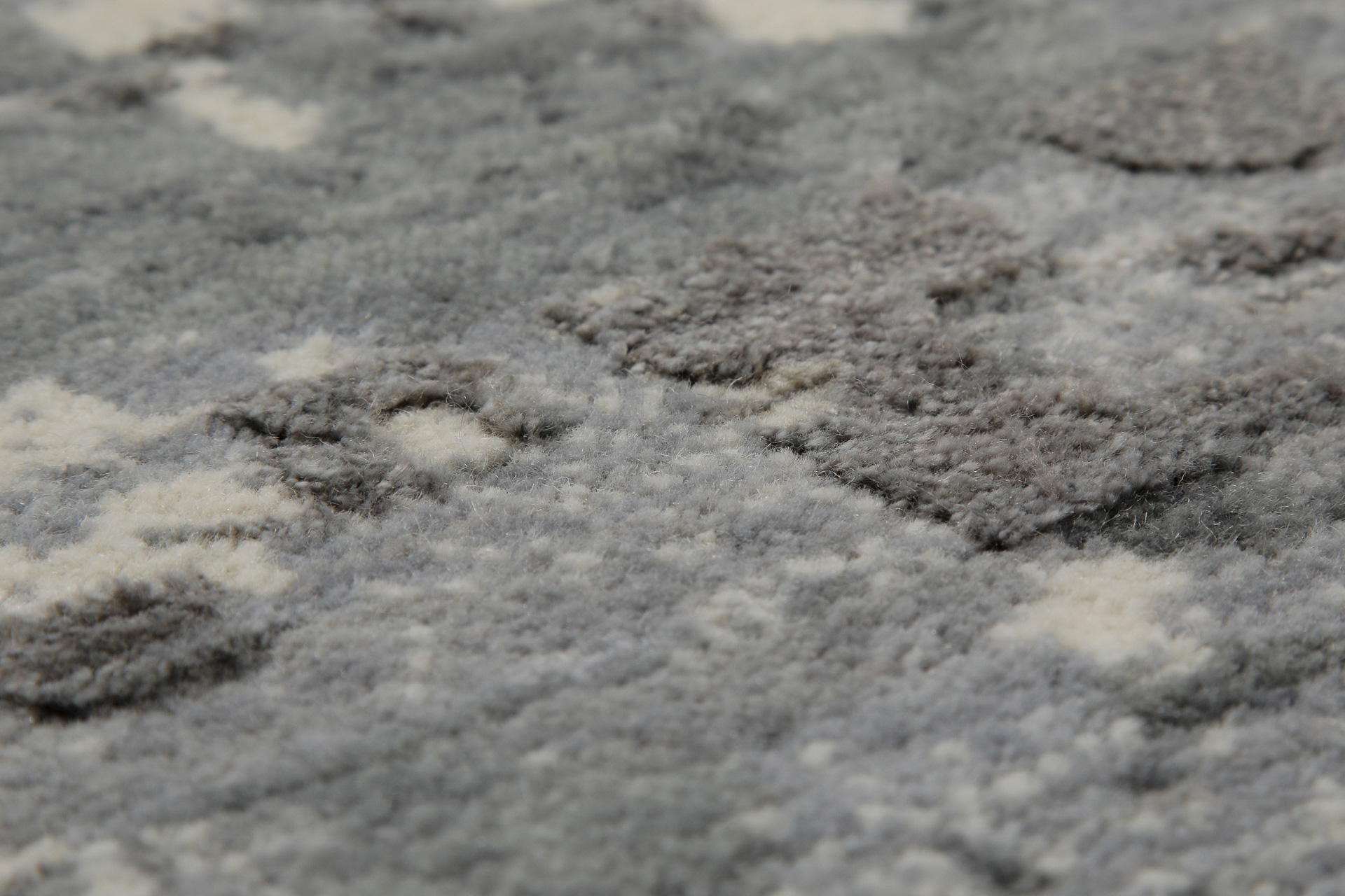 Esprit Kurzflor Teppich Grau aus Wolle » Brookville « - Ansicht 6