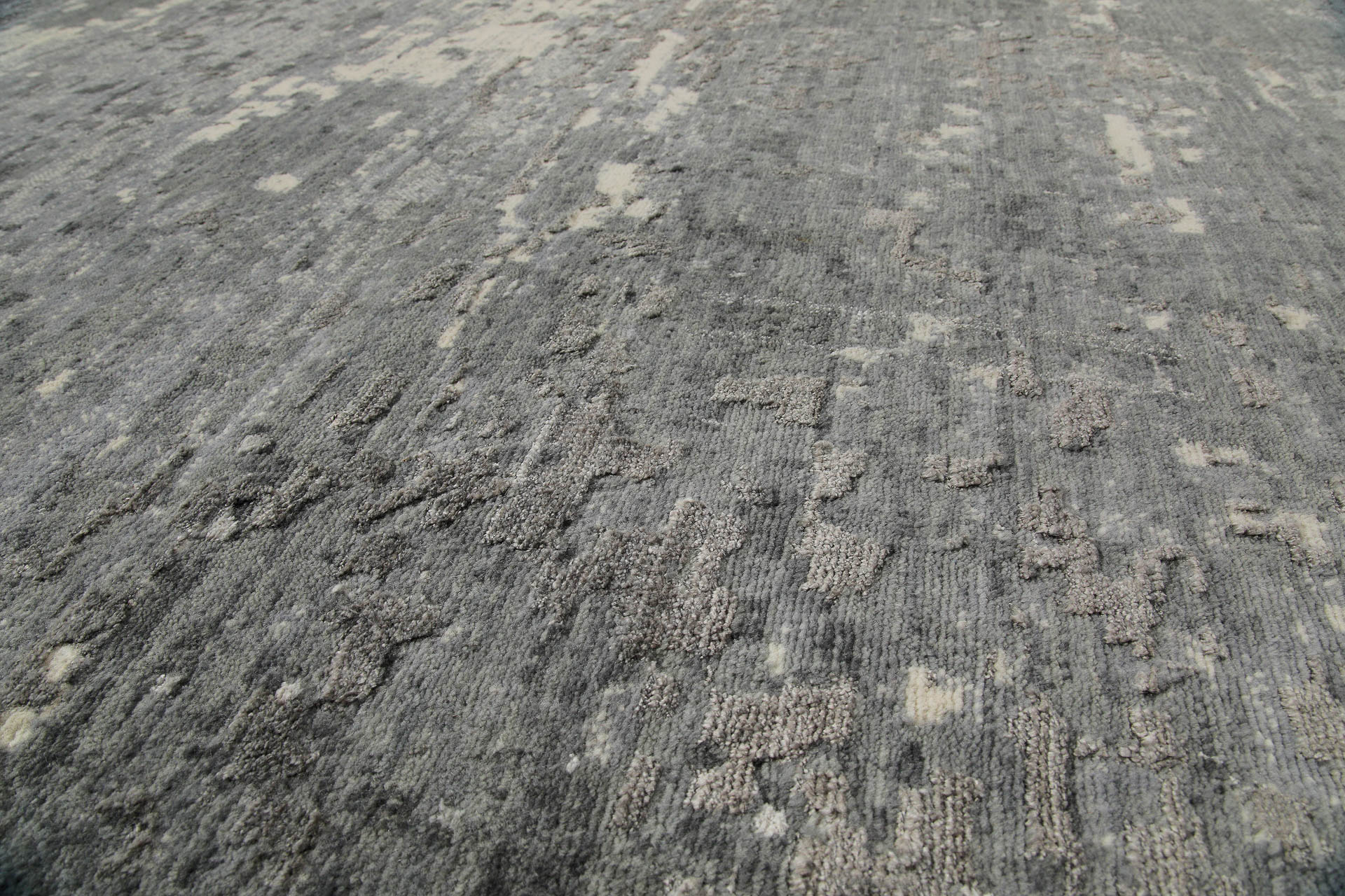 Esprit Kurzflor Teppich Grau aus Wolle » Brookville « - Ansicht 7