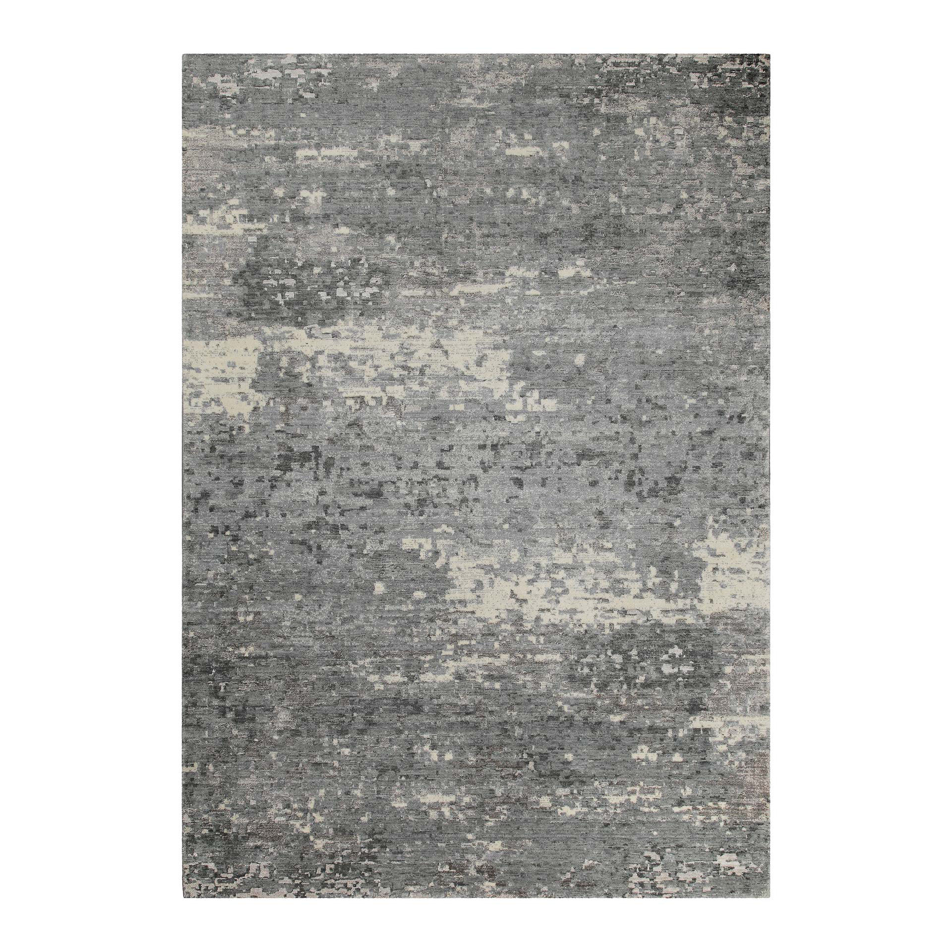 Esprit Kurzflor Teppich Grau aus Wolle