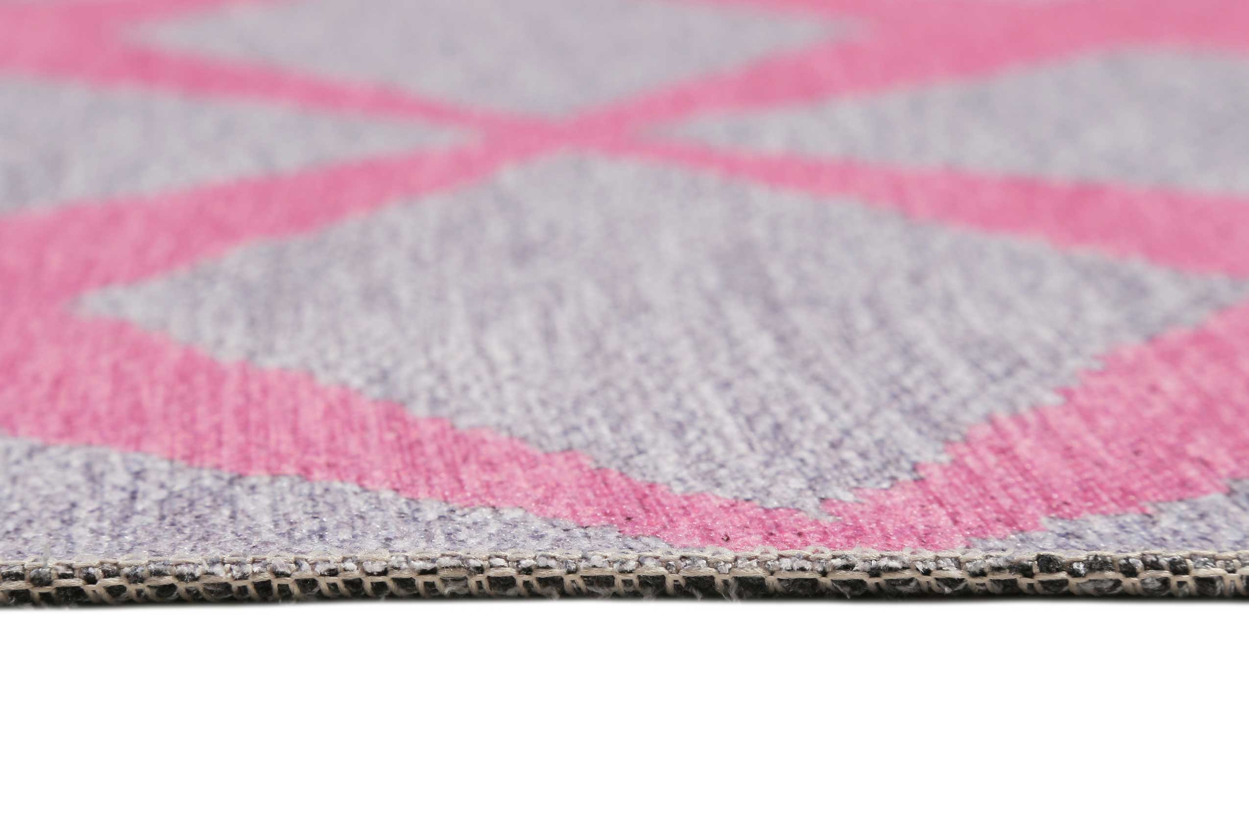 Esprit Teppich Grau Rosa 
