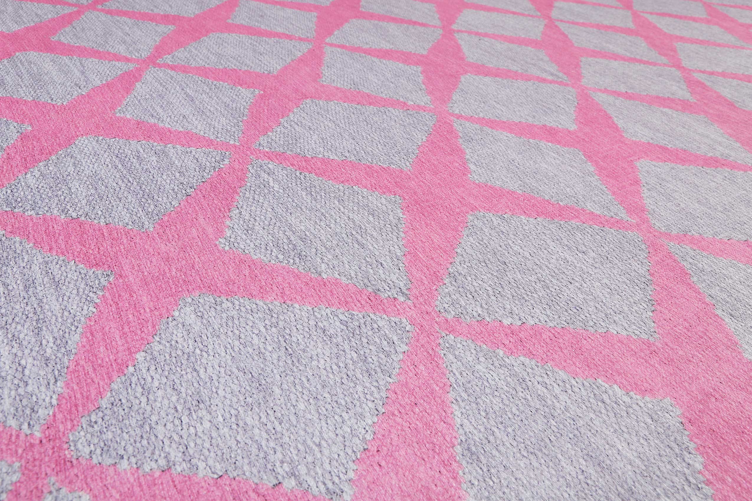 Esprit Teppich Grau Rosa 
