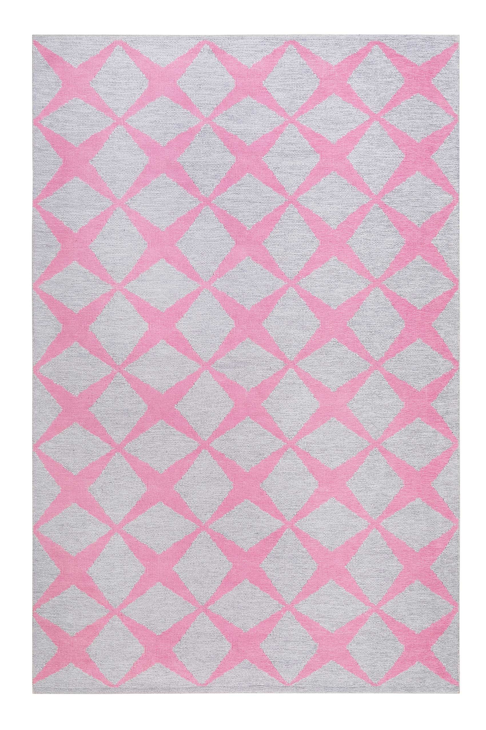 Esprit Teppich Grau Rosa 