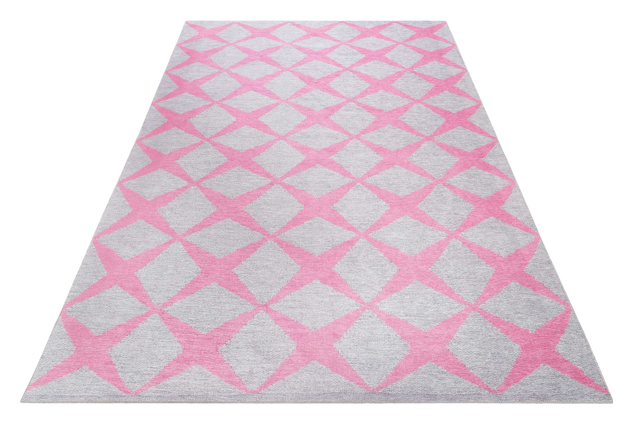 Esprit Teppich Grau Rosa 
