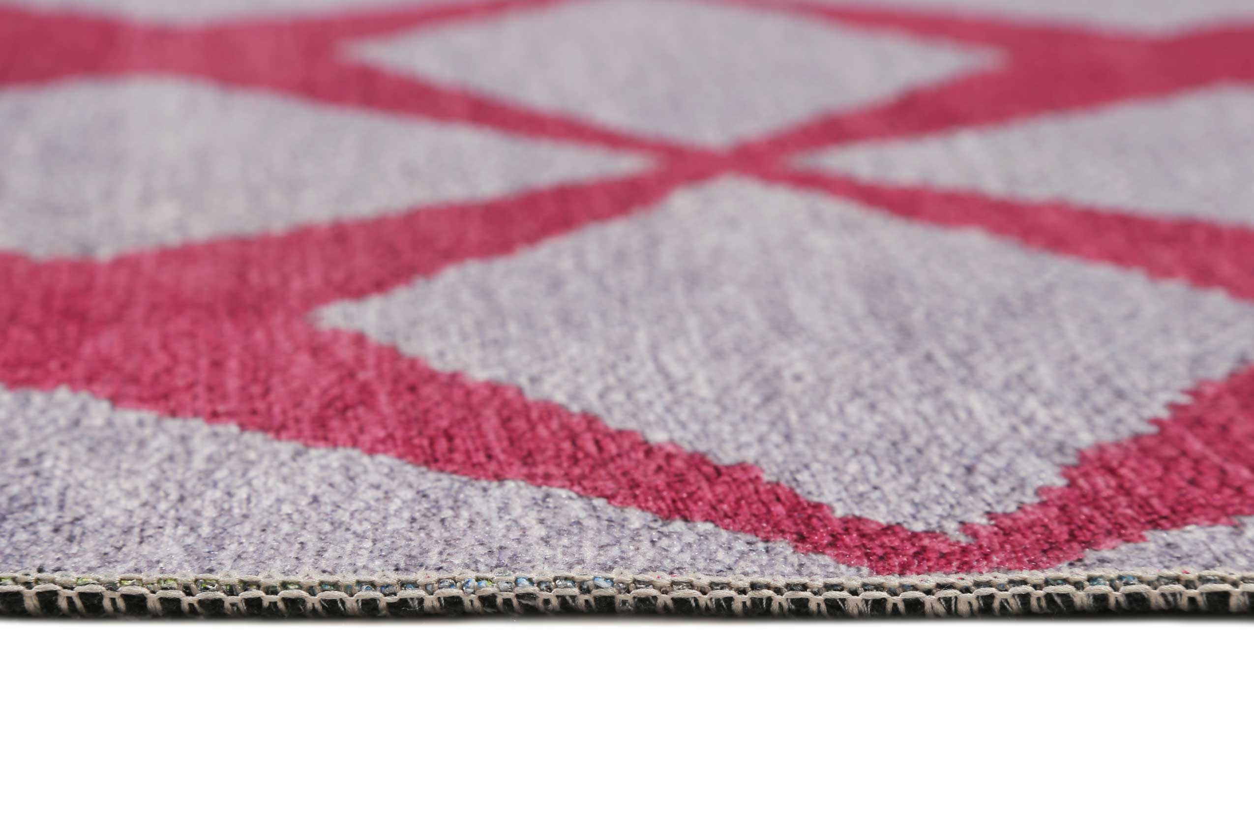 Esprit Teppich Grau Rot 