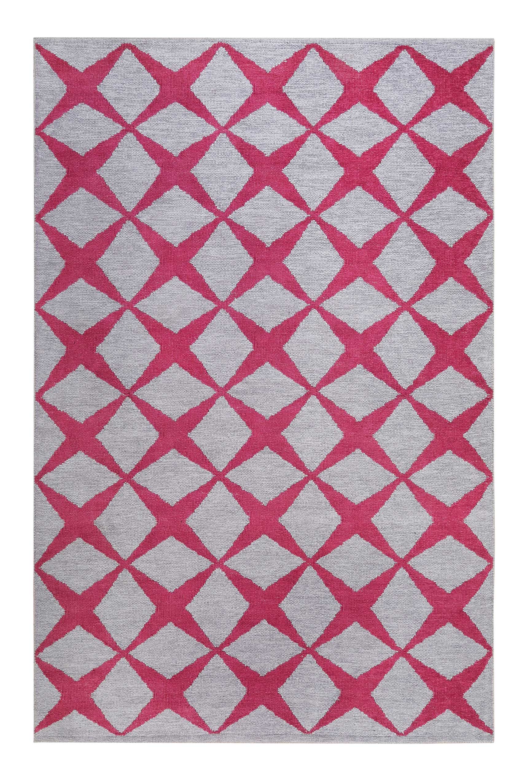 Esprit Teppich Grau Rot 