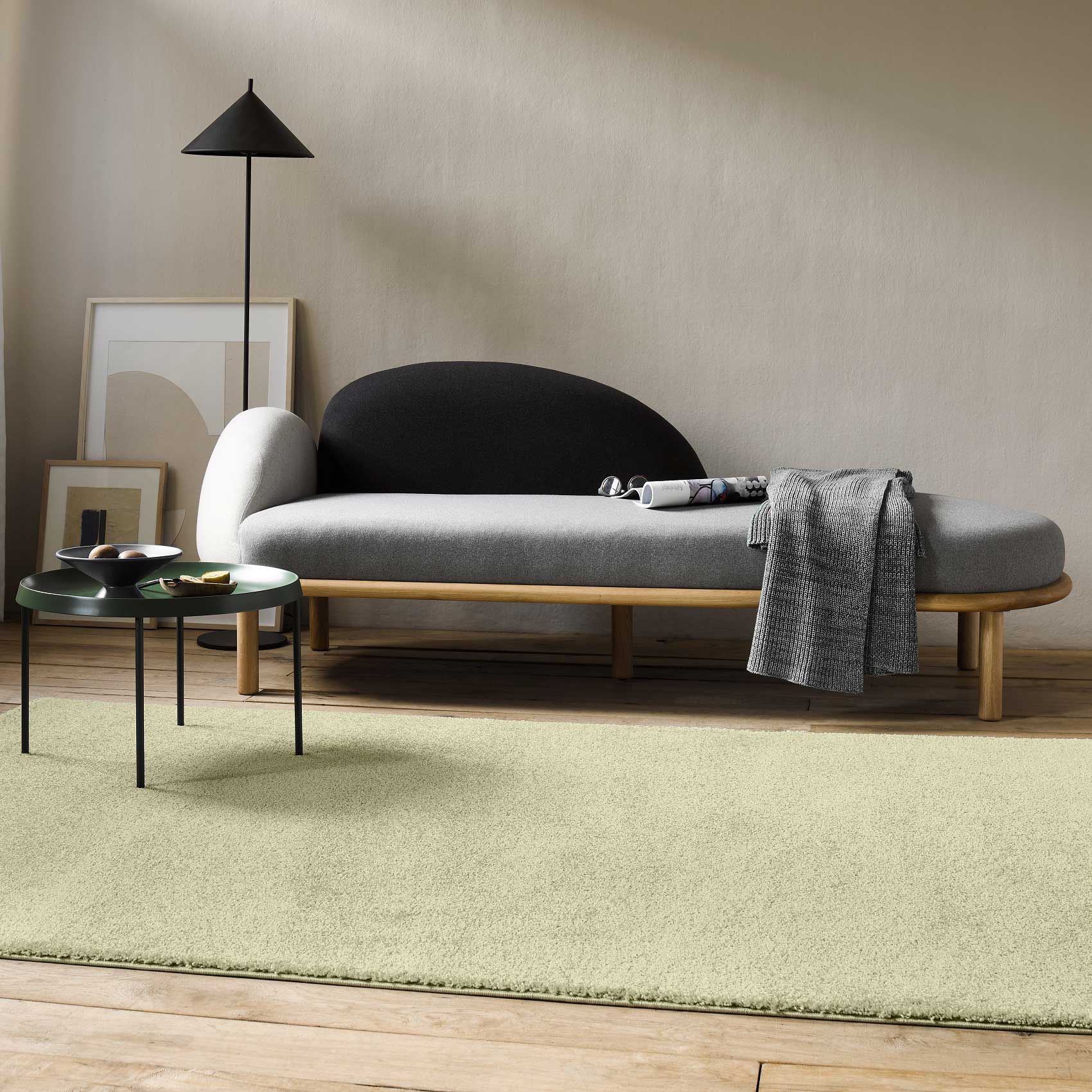 Esprit Teppich Mintgrün Kurzflor 