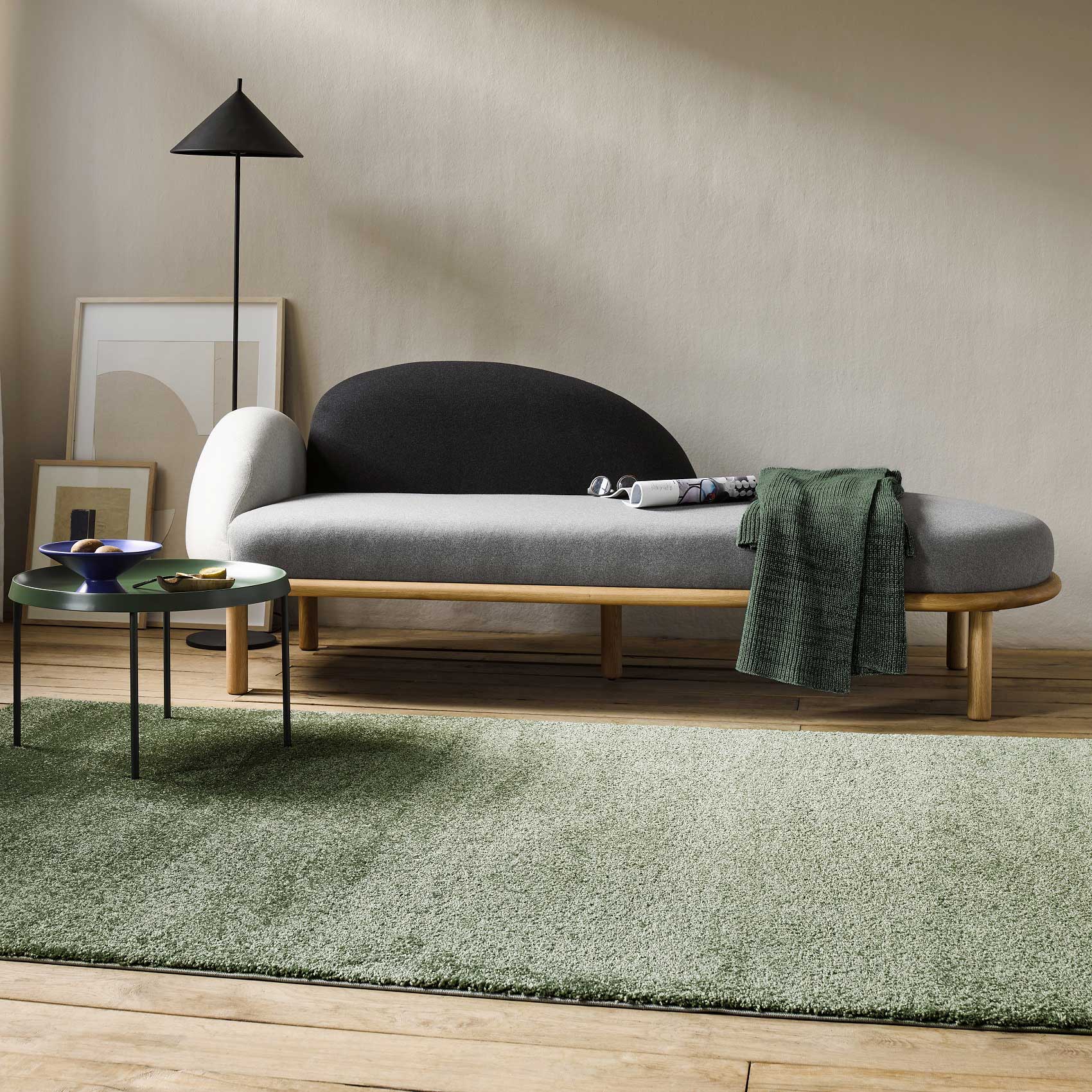 Esprit Teppich Salbeigrün Kurzflor 