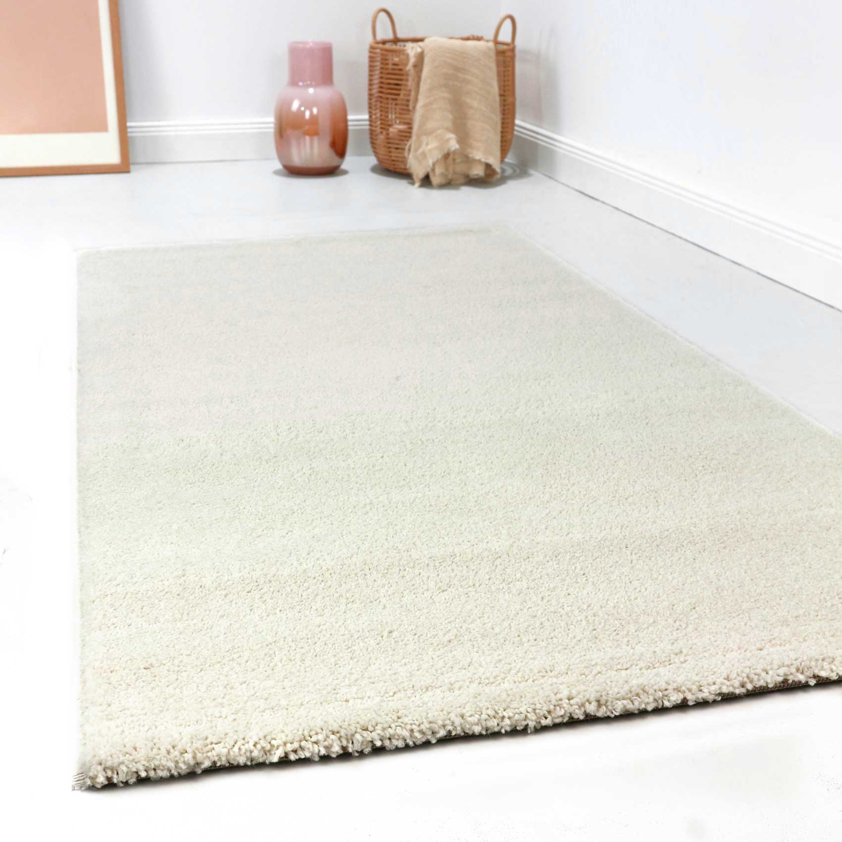 Esprit Teppich Creme Weiß Kurzflor » California « - Ansicht 1