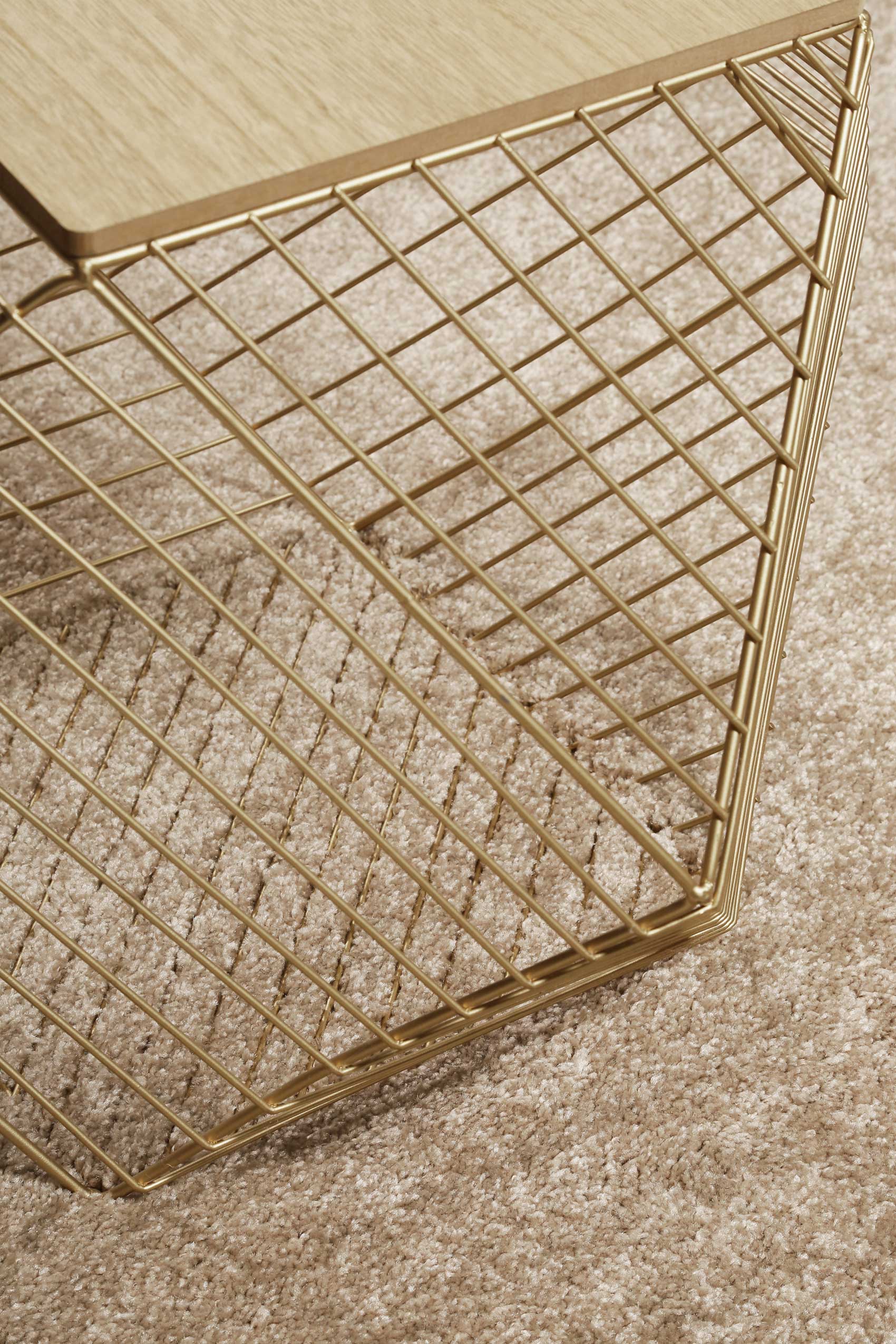 Esprit Teppich Sand Beige Kurzflor 
