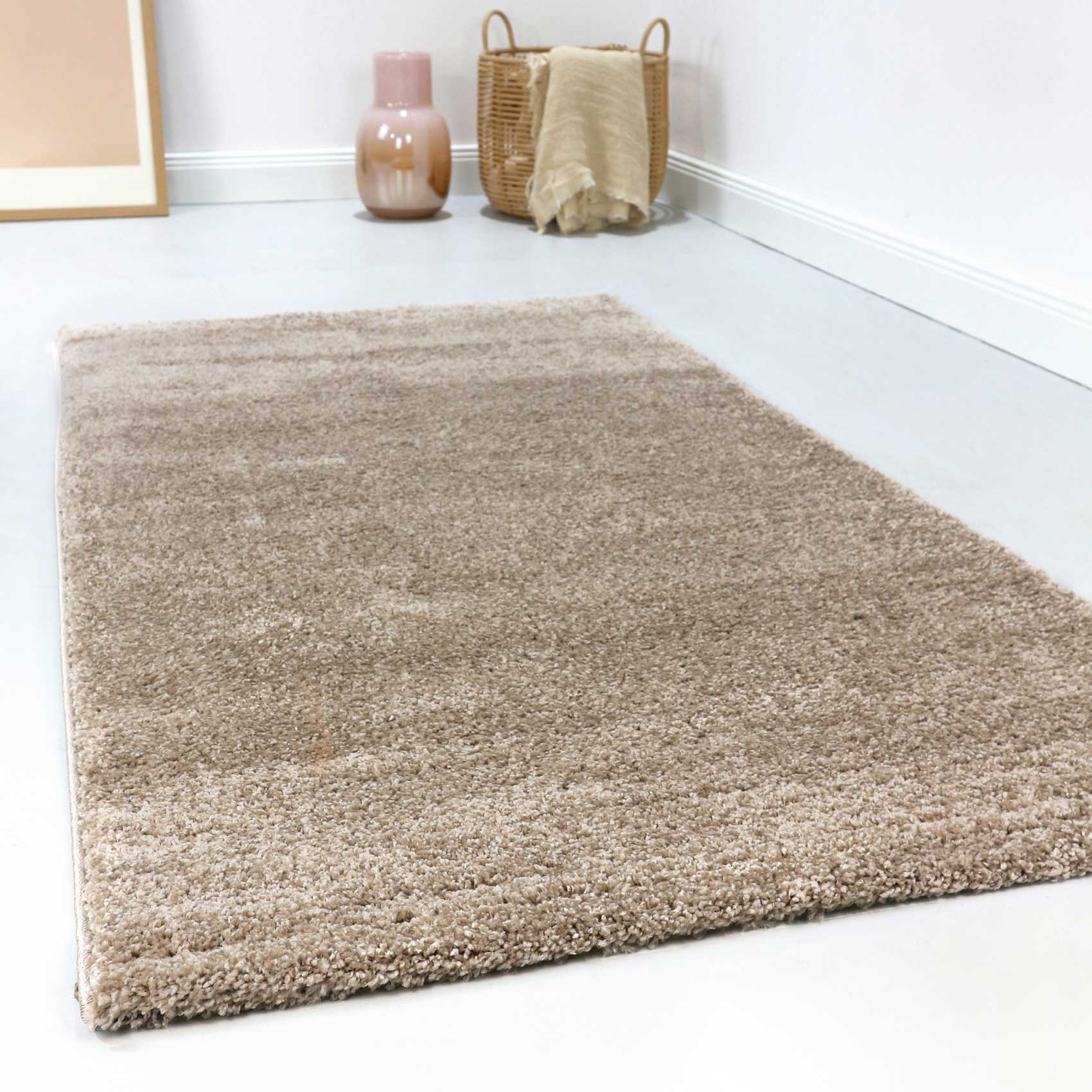 Esprit Teppich Sand Beige Kurzflor 