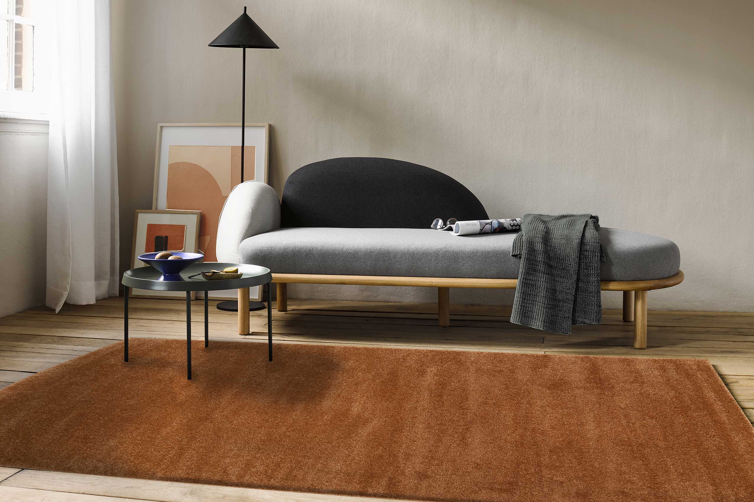 Esprit Teppich Karamell Kurzflor 