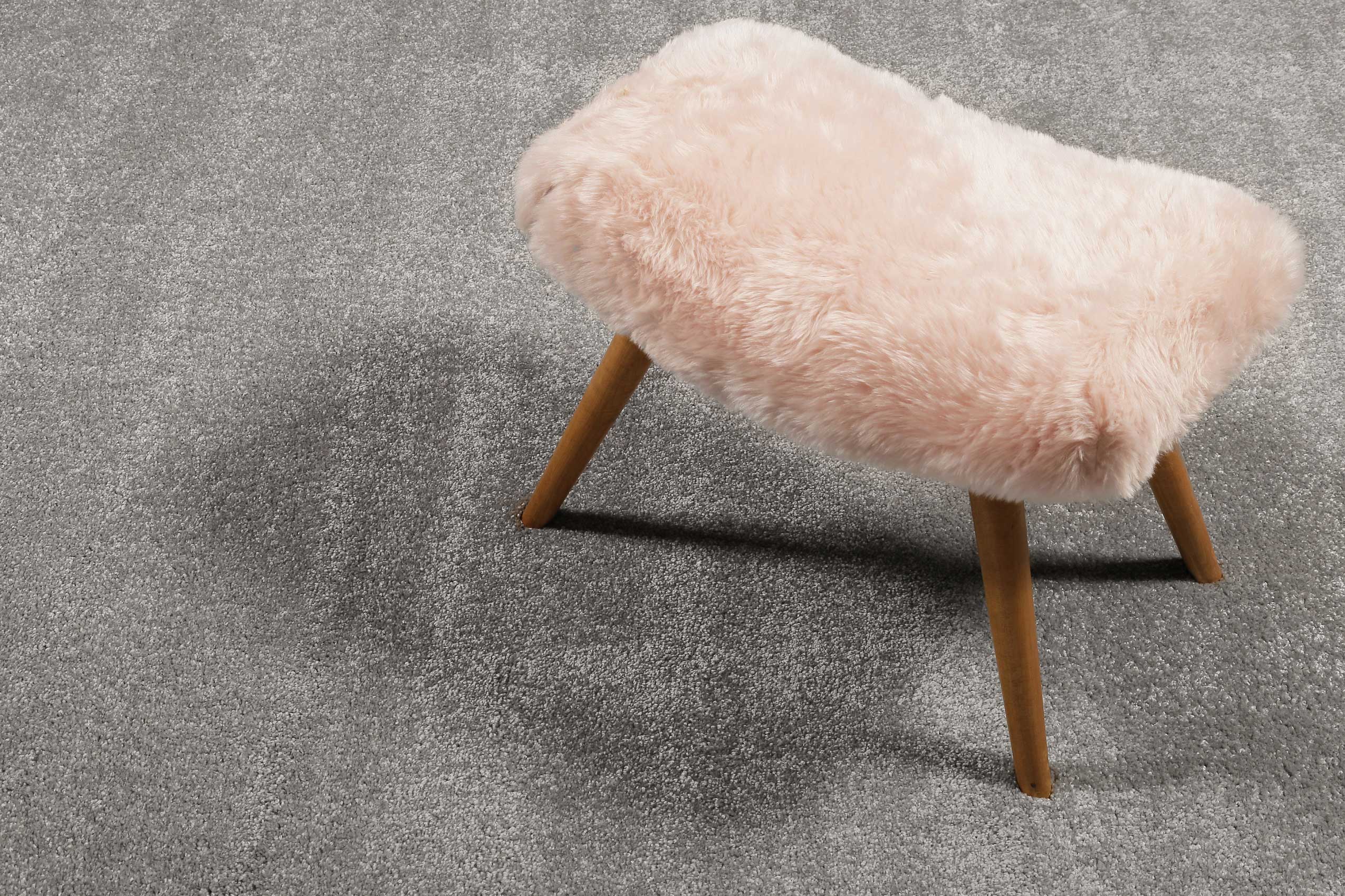 Esprit Teppich Grau Kurzflor 