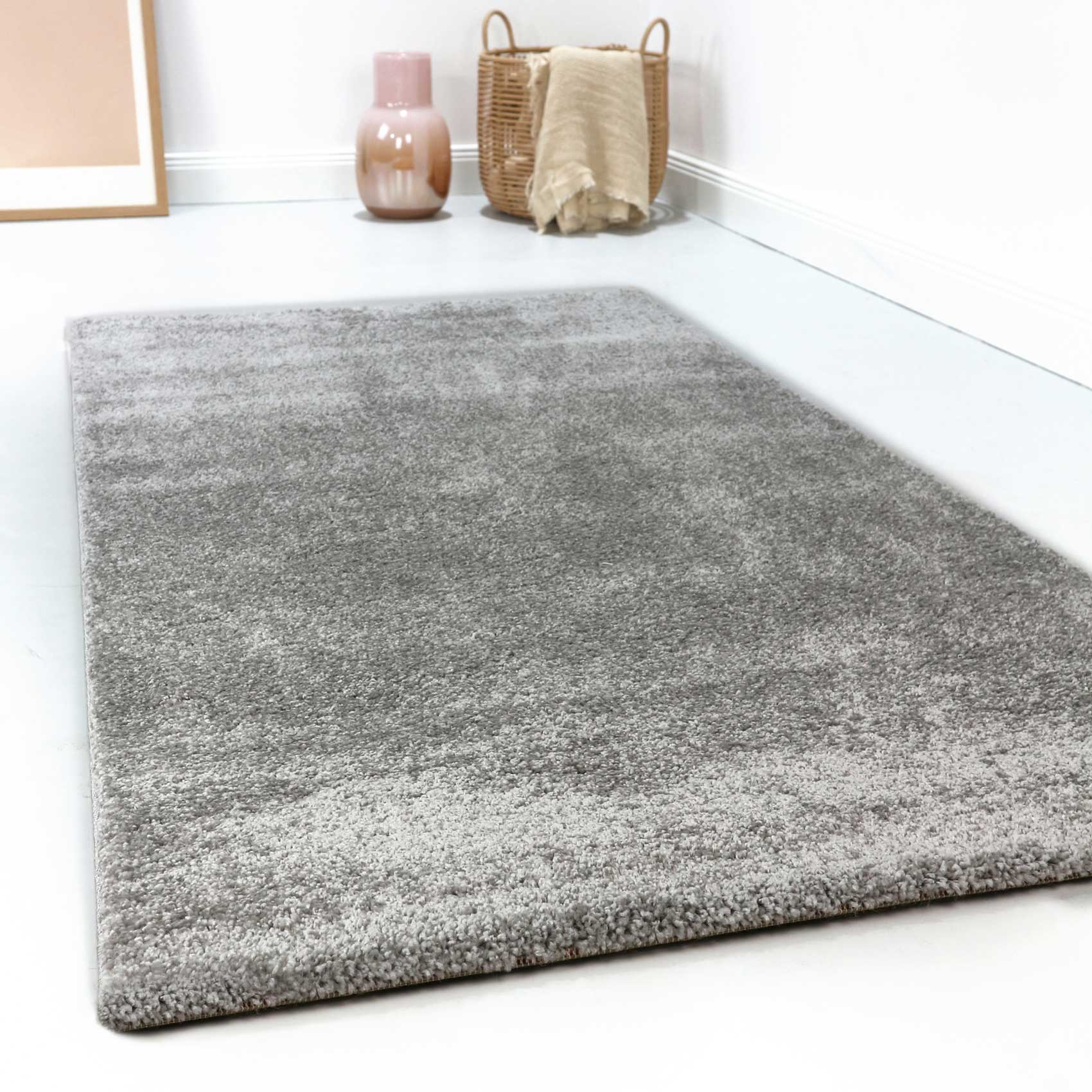 Esprit Teppich Grau Kurzflor 