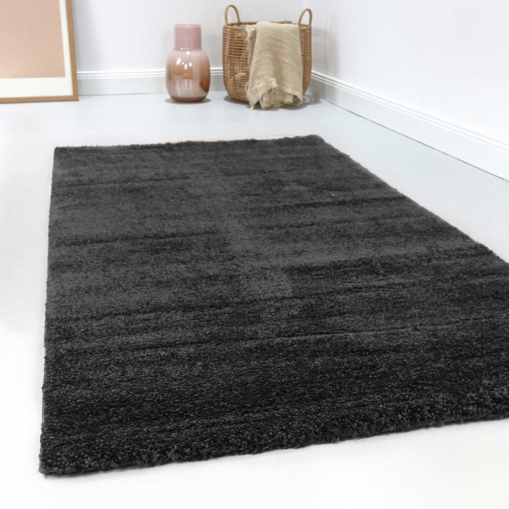 Esprit Teppich Anthrazit Kurzflor 