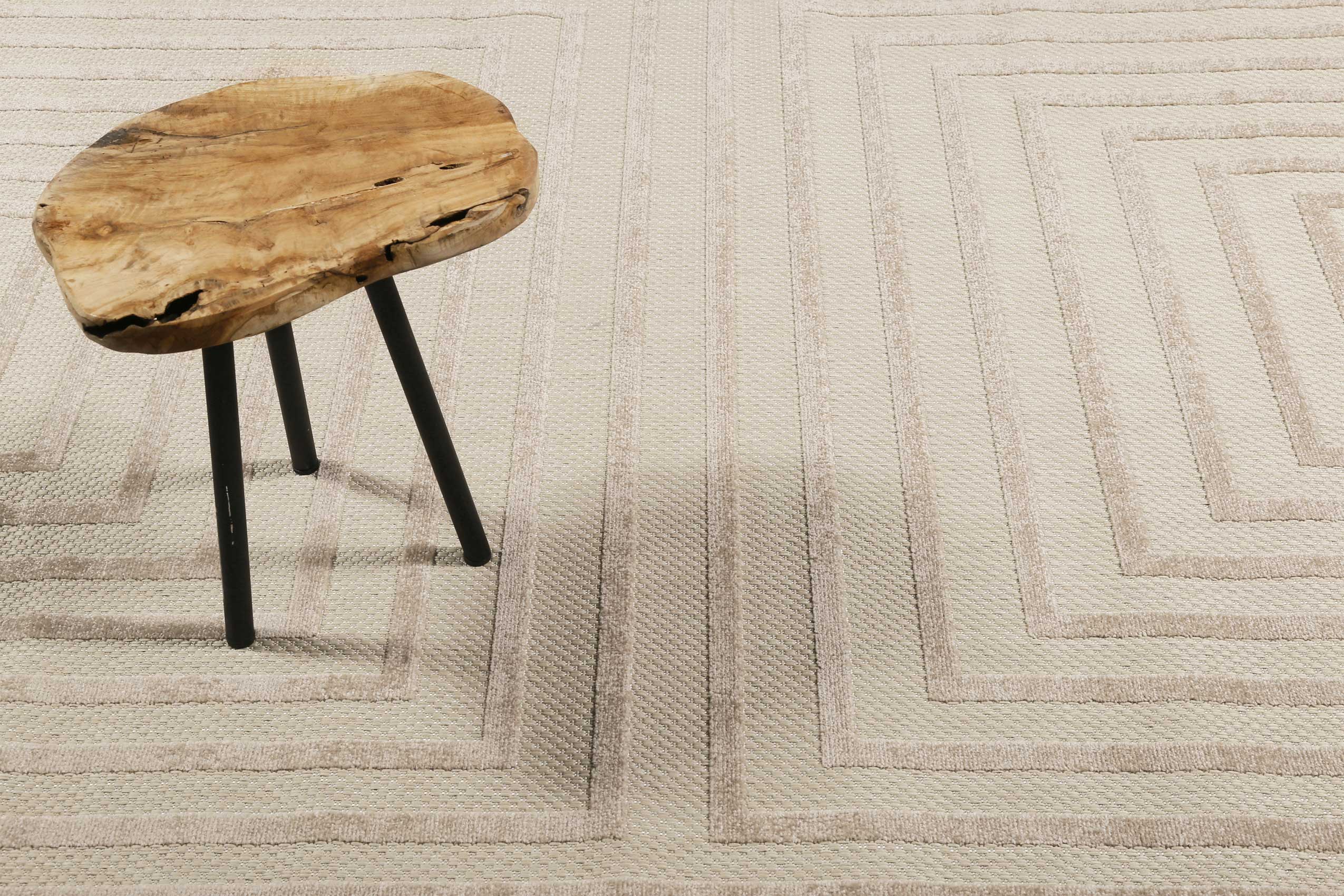 Esprit Teppich In- und Outdoor Beige Sand 