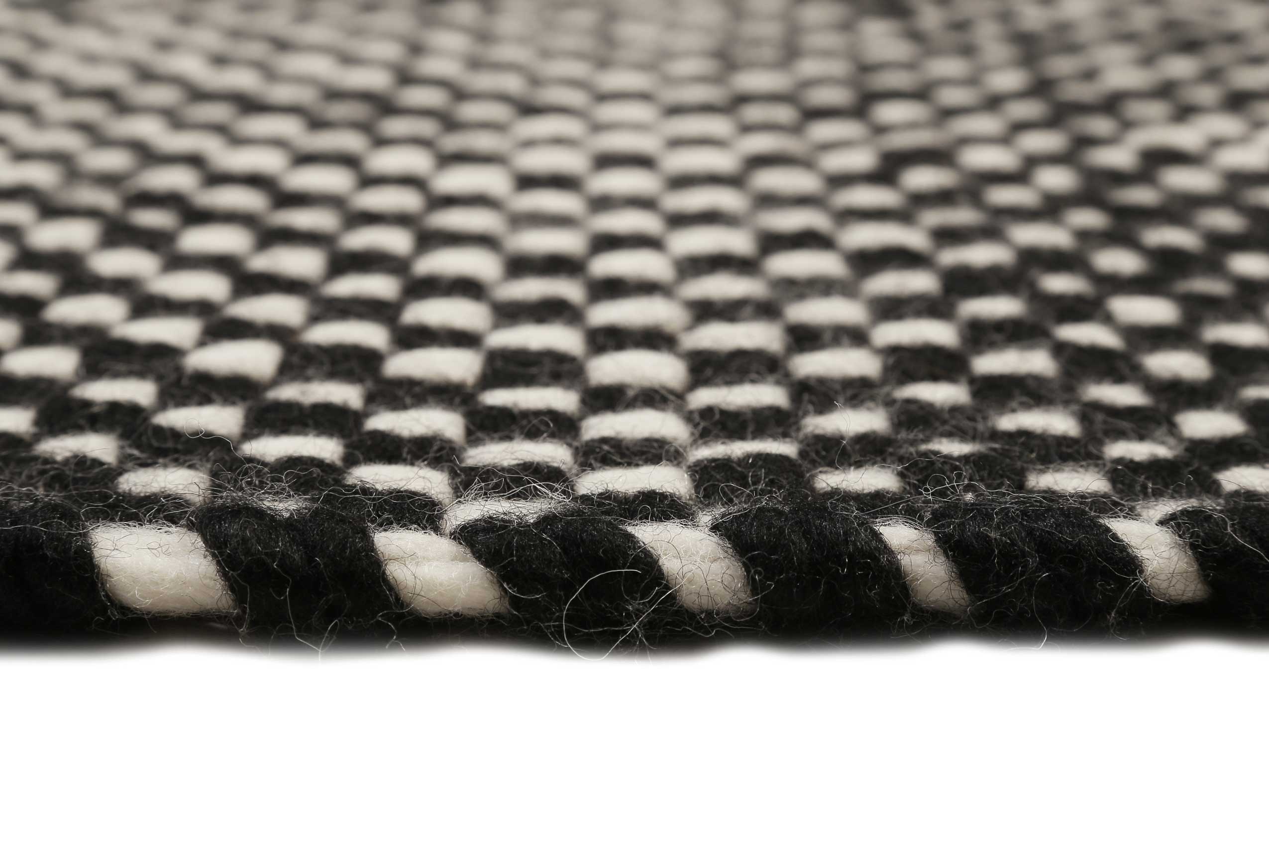 Esprit Handwebteppich Schwarz aus Wolle » Casa « - Ansicht 4
