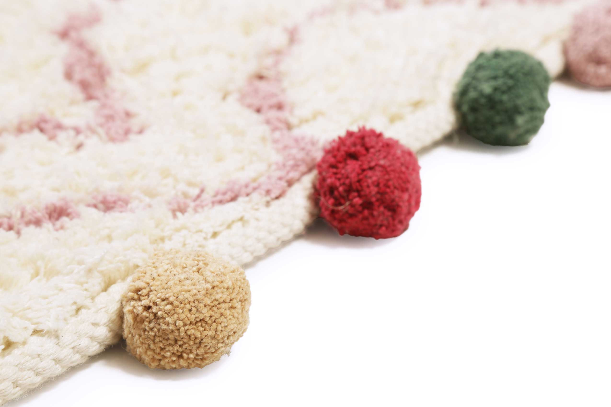 Esprit Handwebteppich Beige Rosa aus Baumwolle » Circus « - Ansicht 6