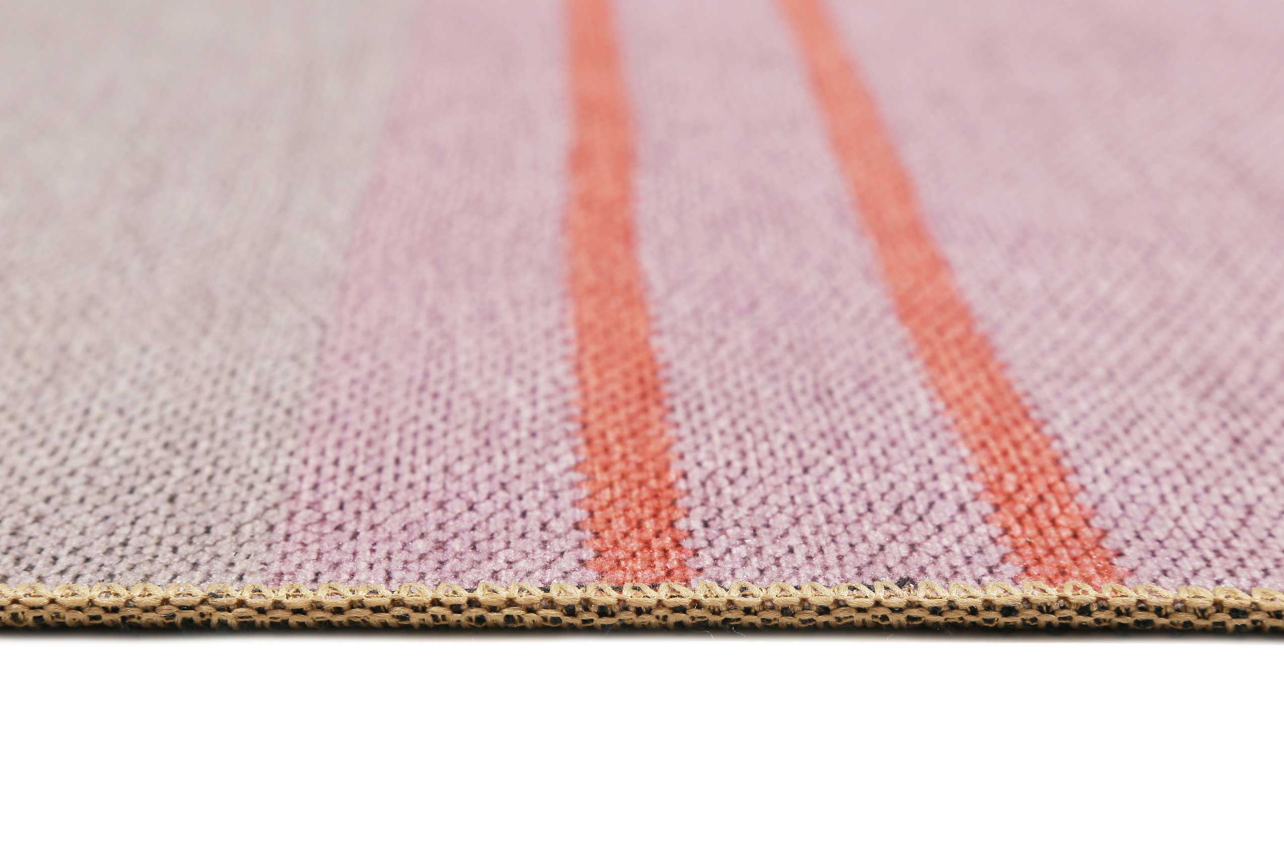 Esprit Teppich Grau Rosa Orange Kurzflor » Cleft « - Ansicht 4