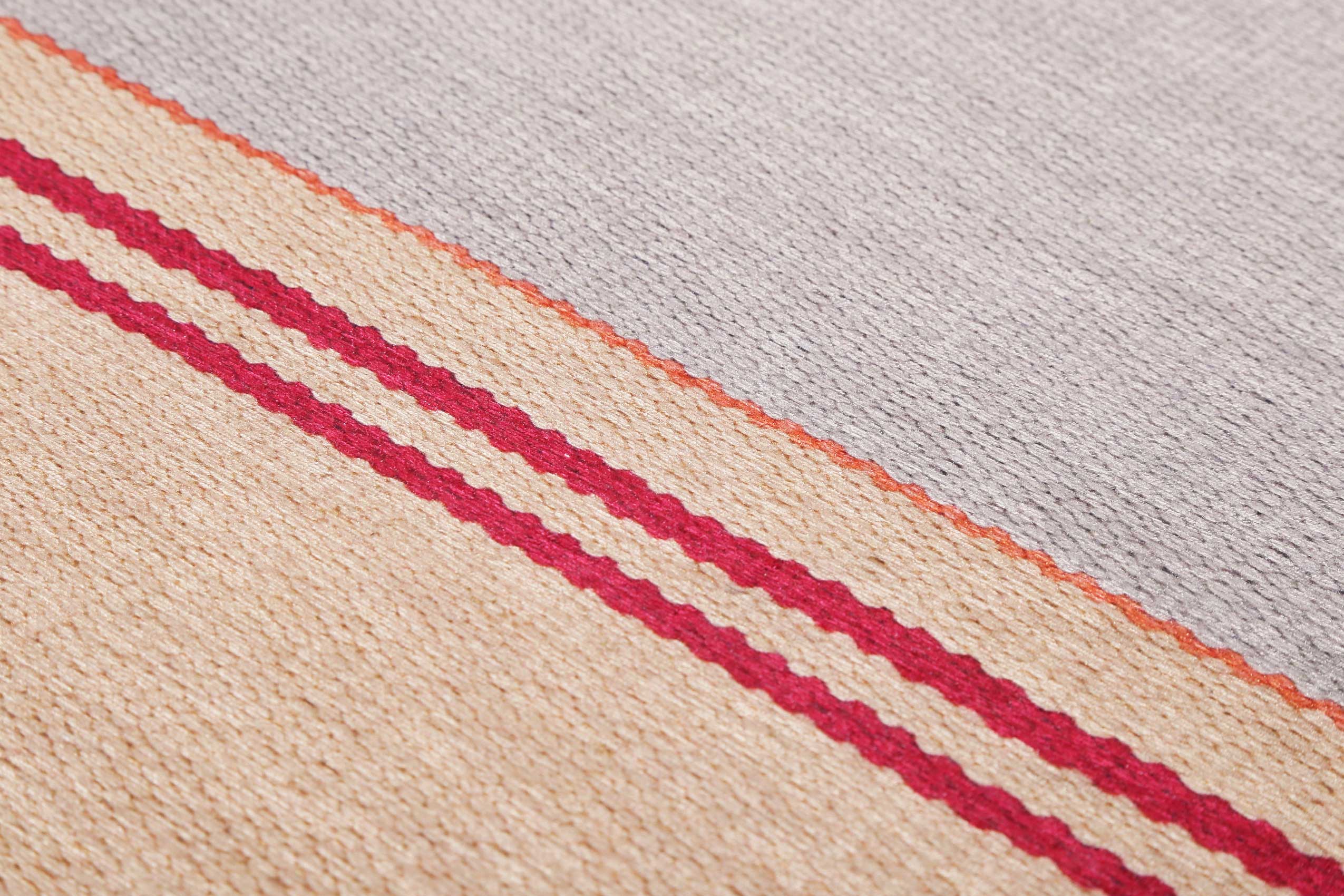 Esprit Teppich Grau Rosa Orange Kurzflor » Cleft « - Ansicht 5