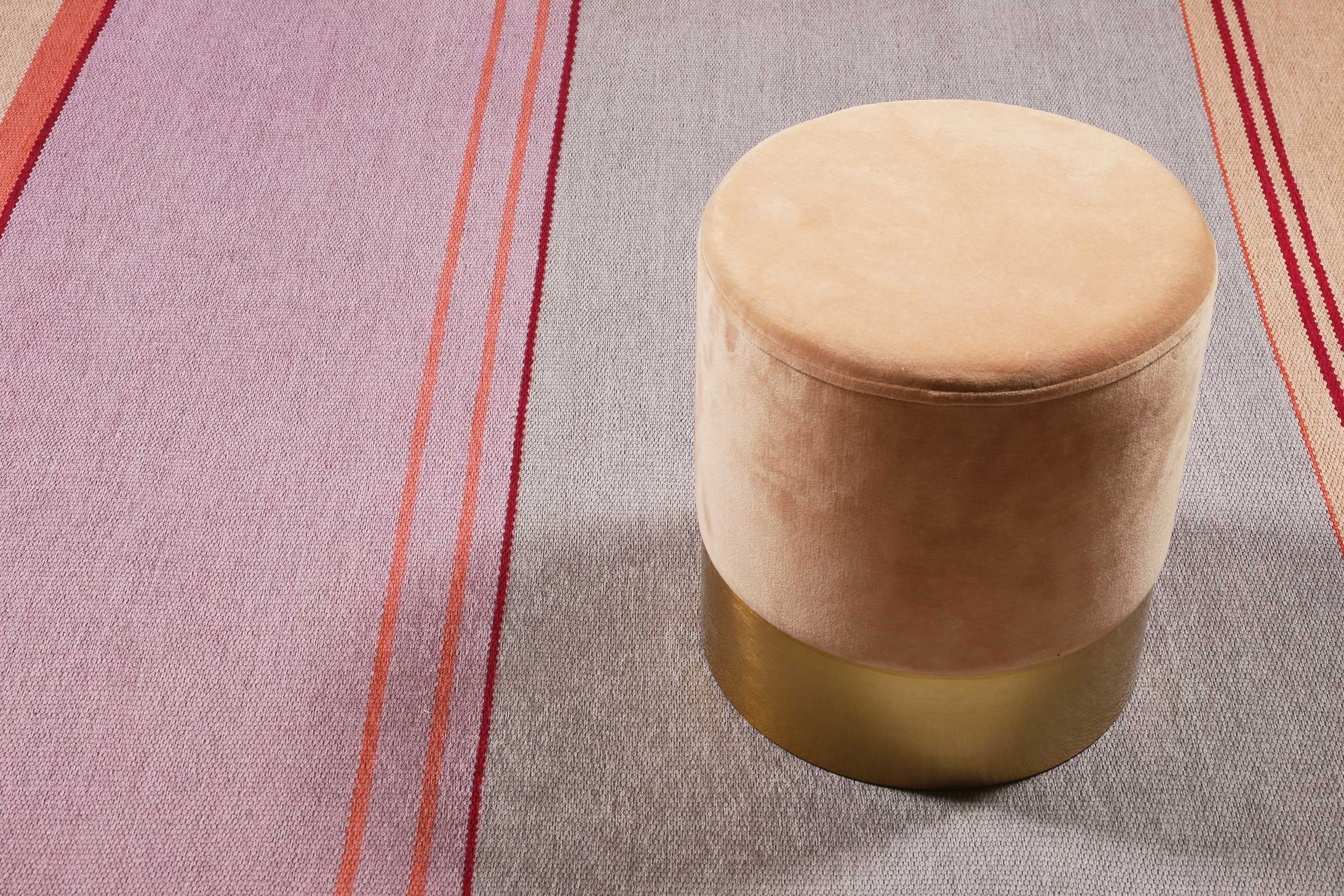 Esprit Teppich Grau Rosa Orange Kurzflor » Cleft « - Ansicht 6