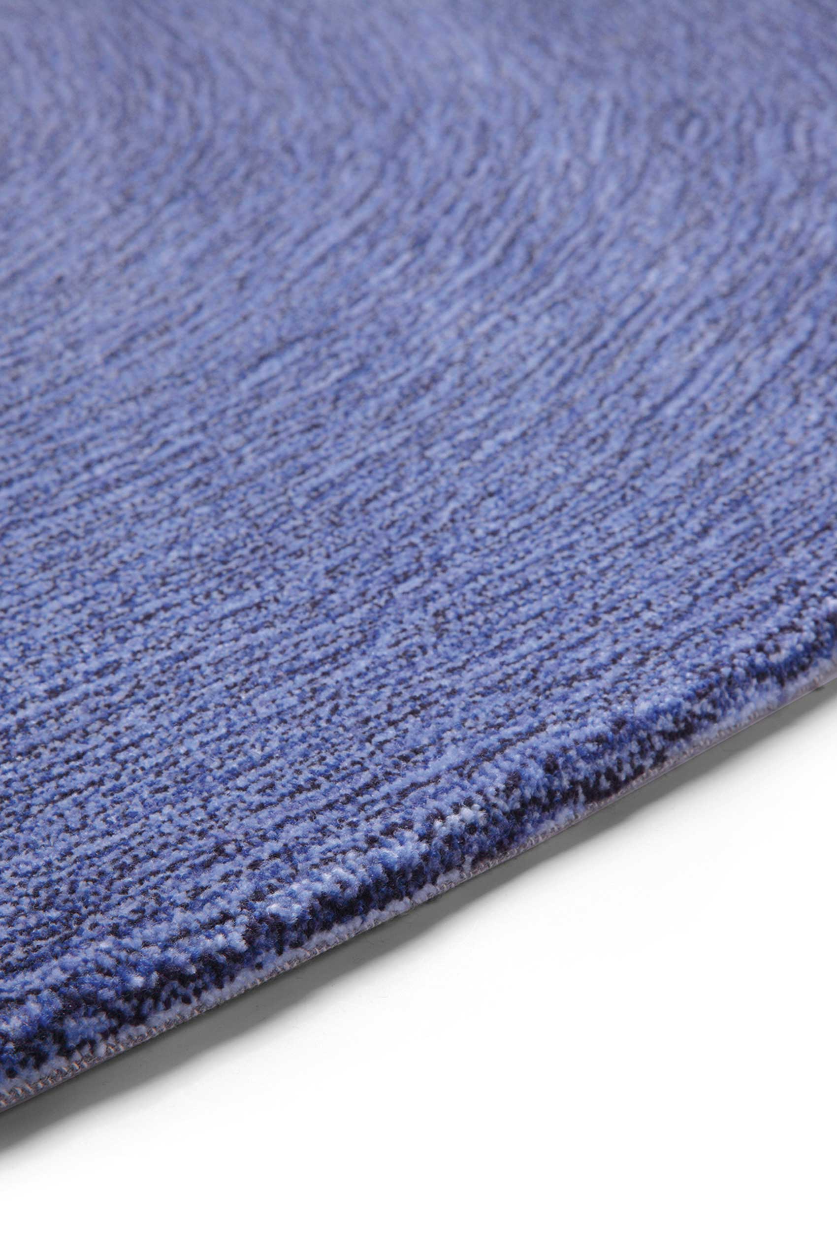 Esprit Teppich Rund Blau meliert aus Wolle » Colour In Motion « - Ansicht 3