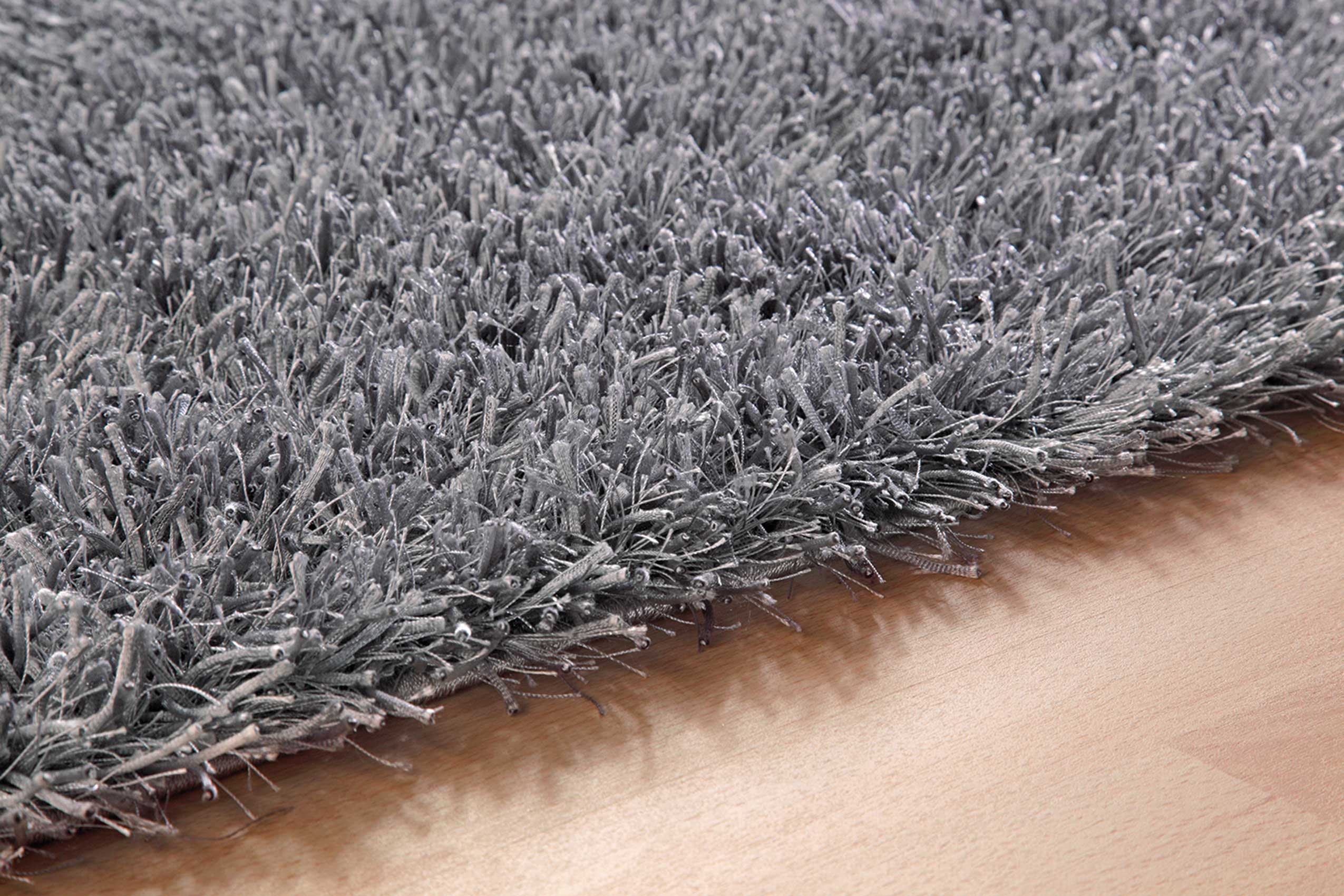 Esprit Hochflor Teppich Grau 