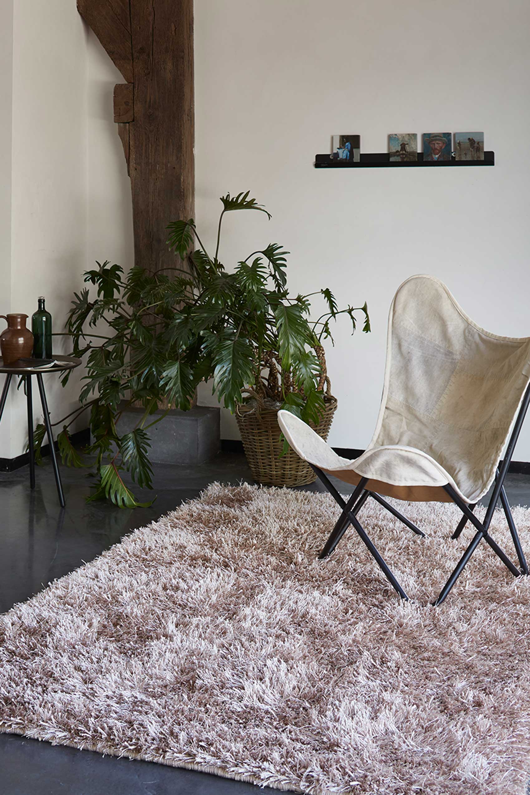 Esprit Hochflor Teppich Messing Beige » Cool Glamour « - Ansicht 4