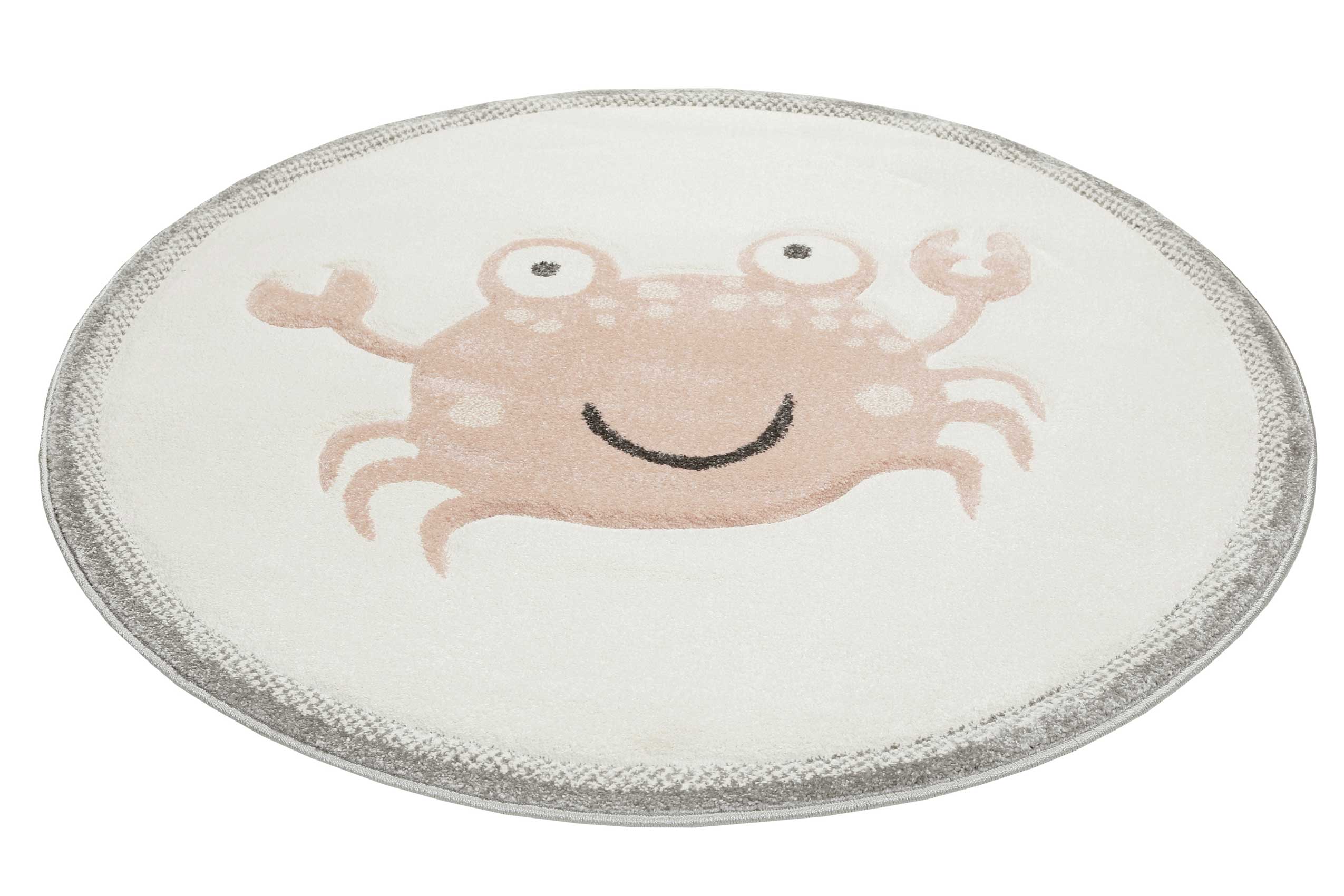 Esprit Kinderteppich Creme Weiß Rosa 