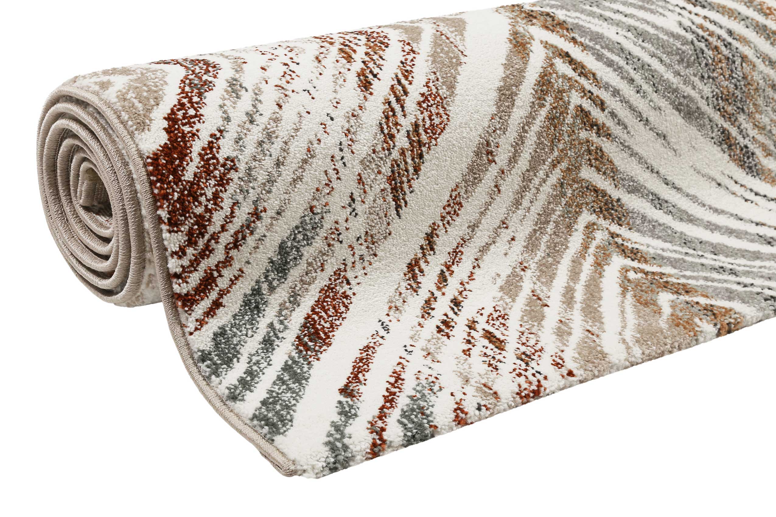 Esprit Teppich Creme Beige Bunt Kurzflor 