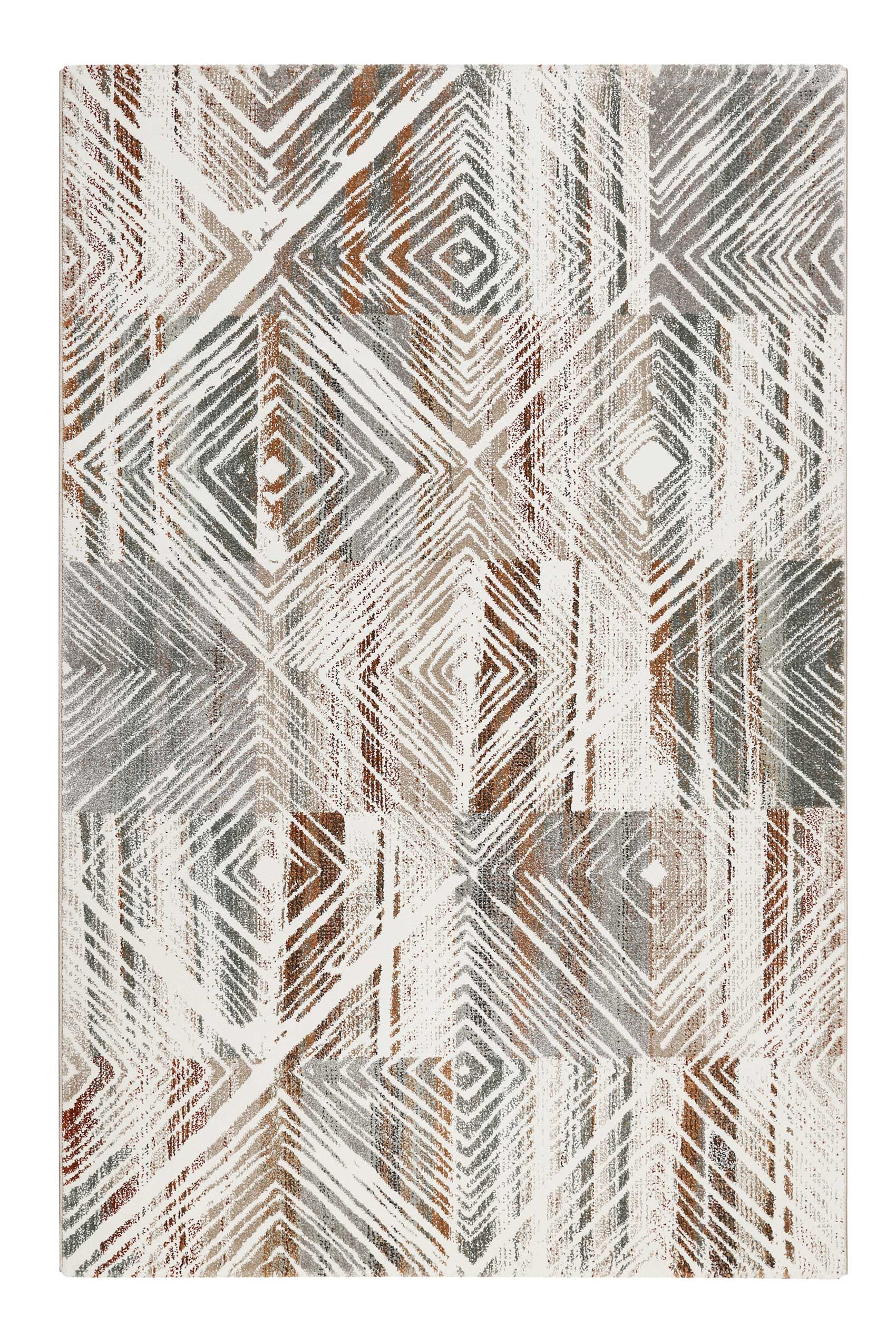 Esprit Teppich Creme Beige Bunt Kurzflor 