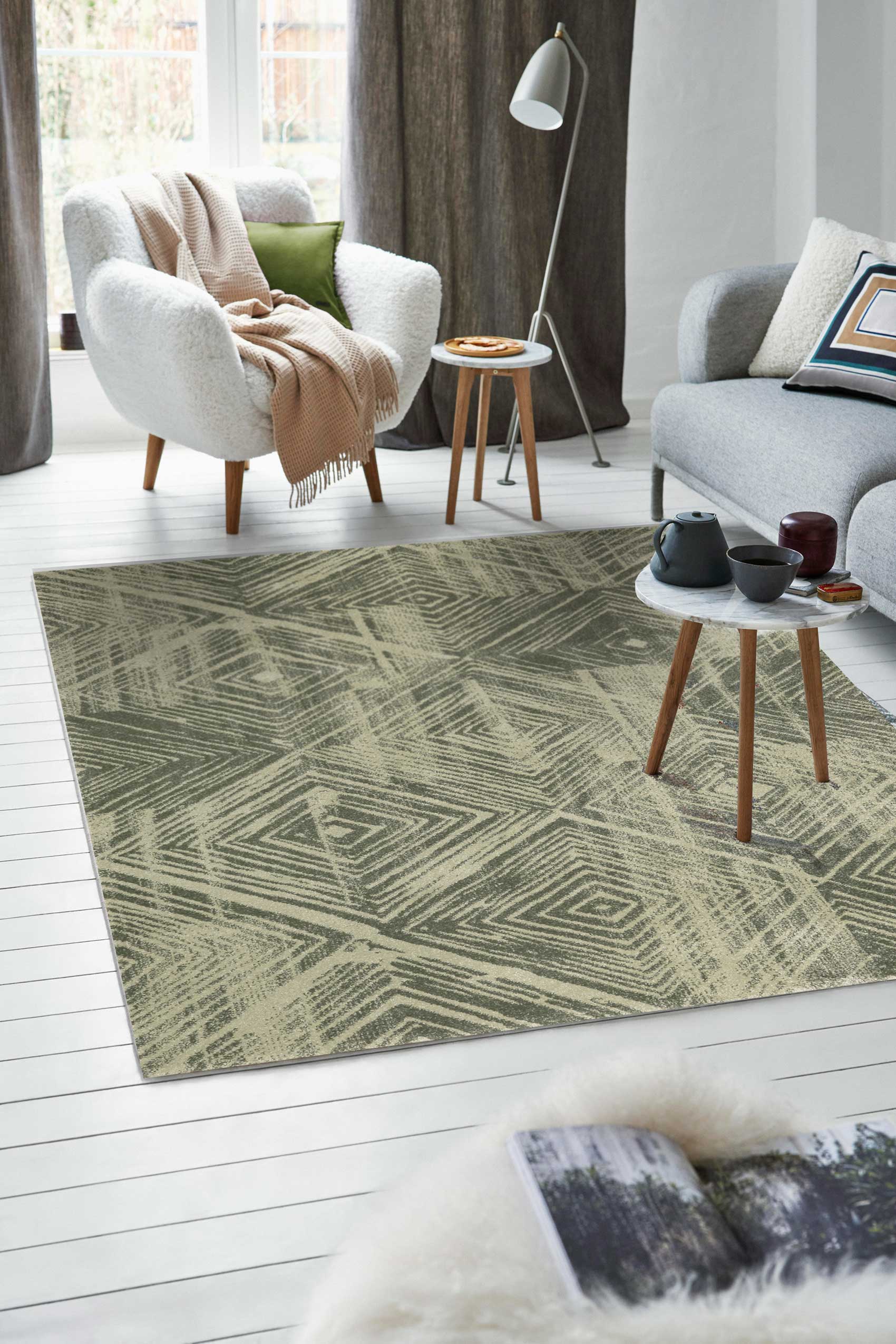 Esprit Teppich Salbeigrün Kurzflor » Cuba « - Ansicht 8
