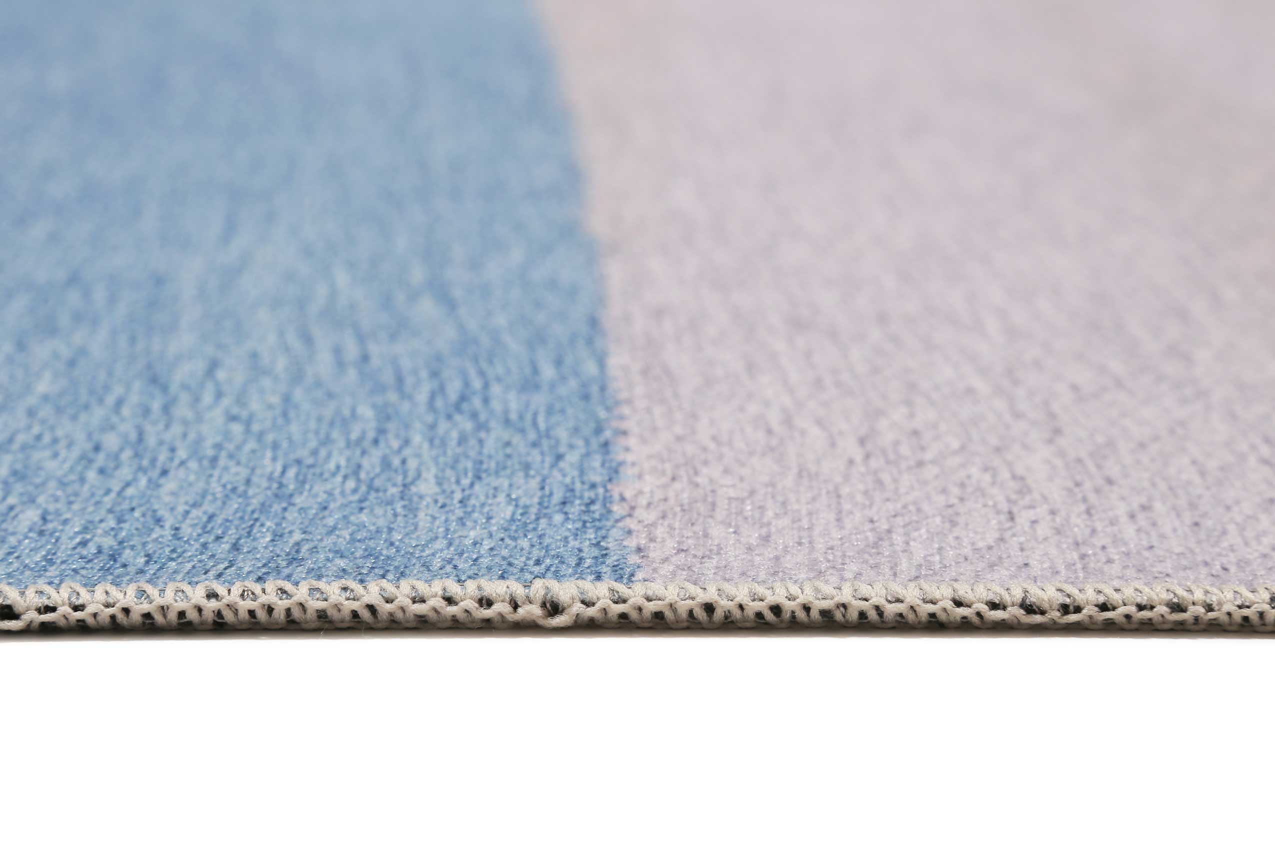 Esprit Teppich Blau Grauweiß Grün » Curves « - Ansicht 4