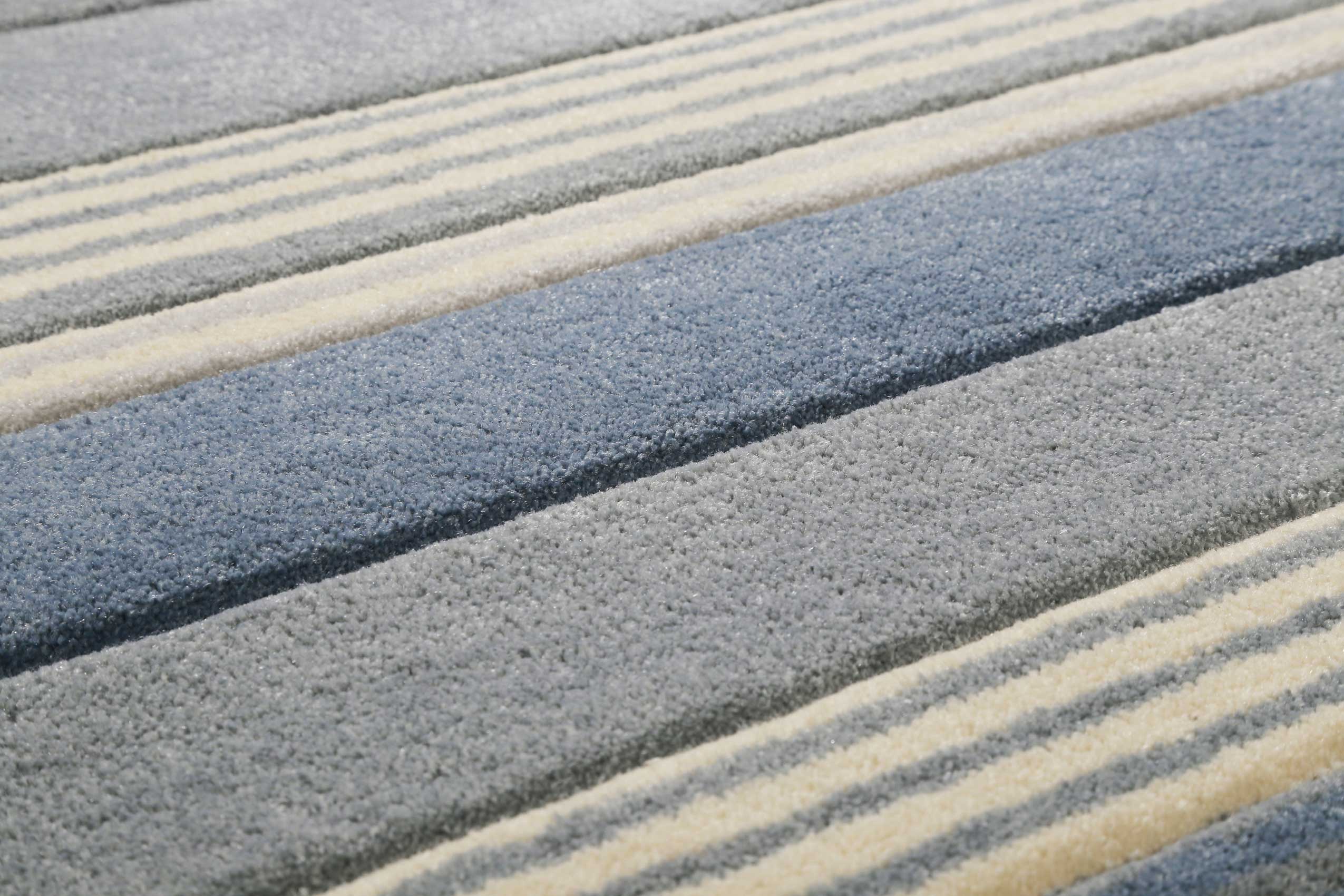 Esprit Teppich Blau Rosa Kurzflor » Donell « - Ansicht 5