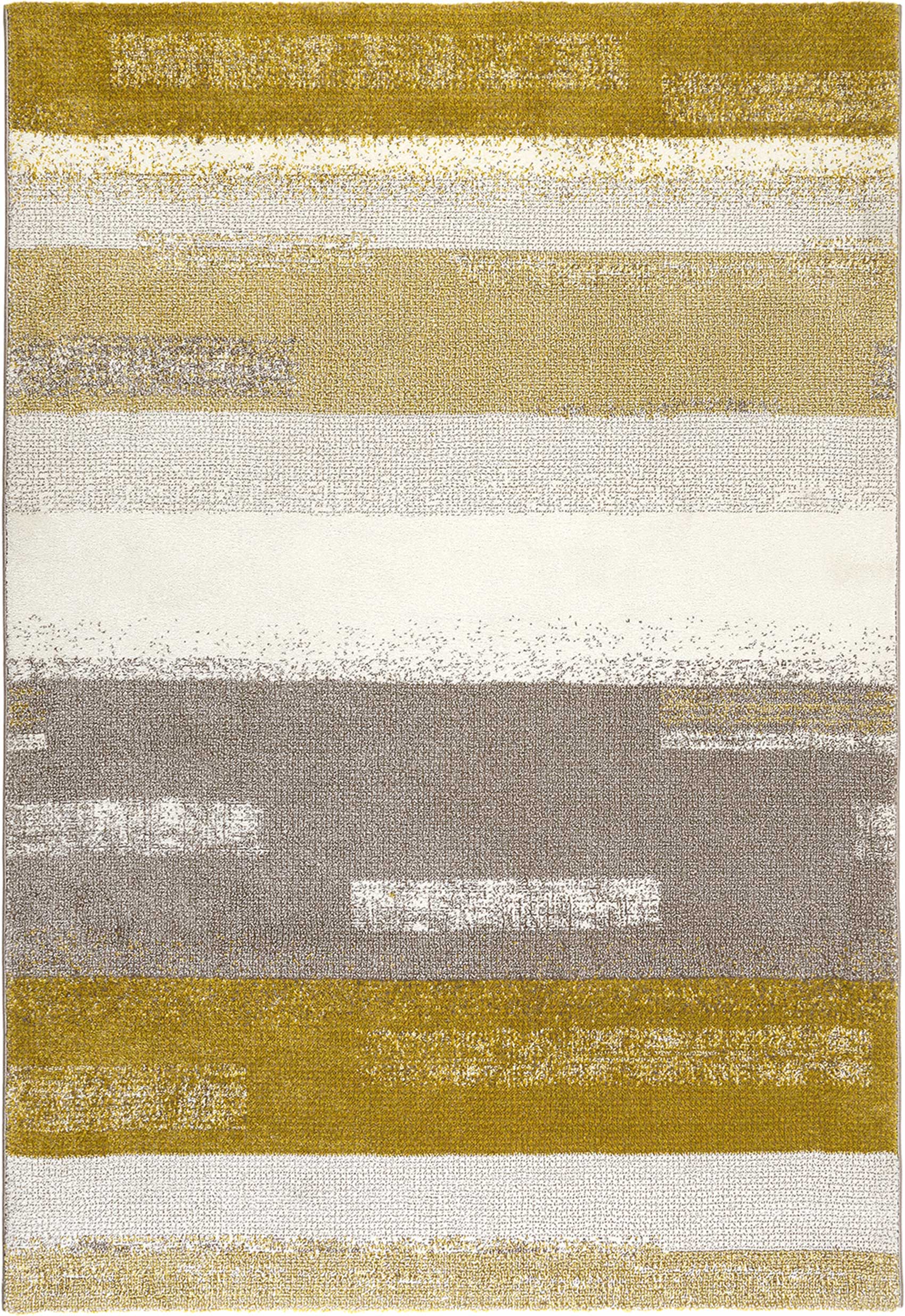 Esprit Teppich Senfgelb Beige Kurzflor 
