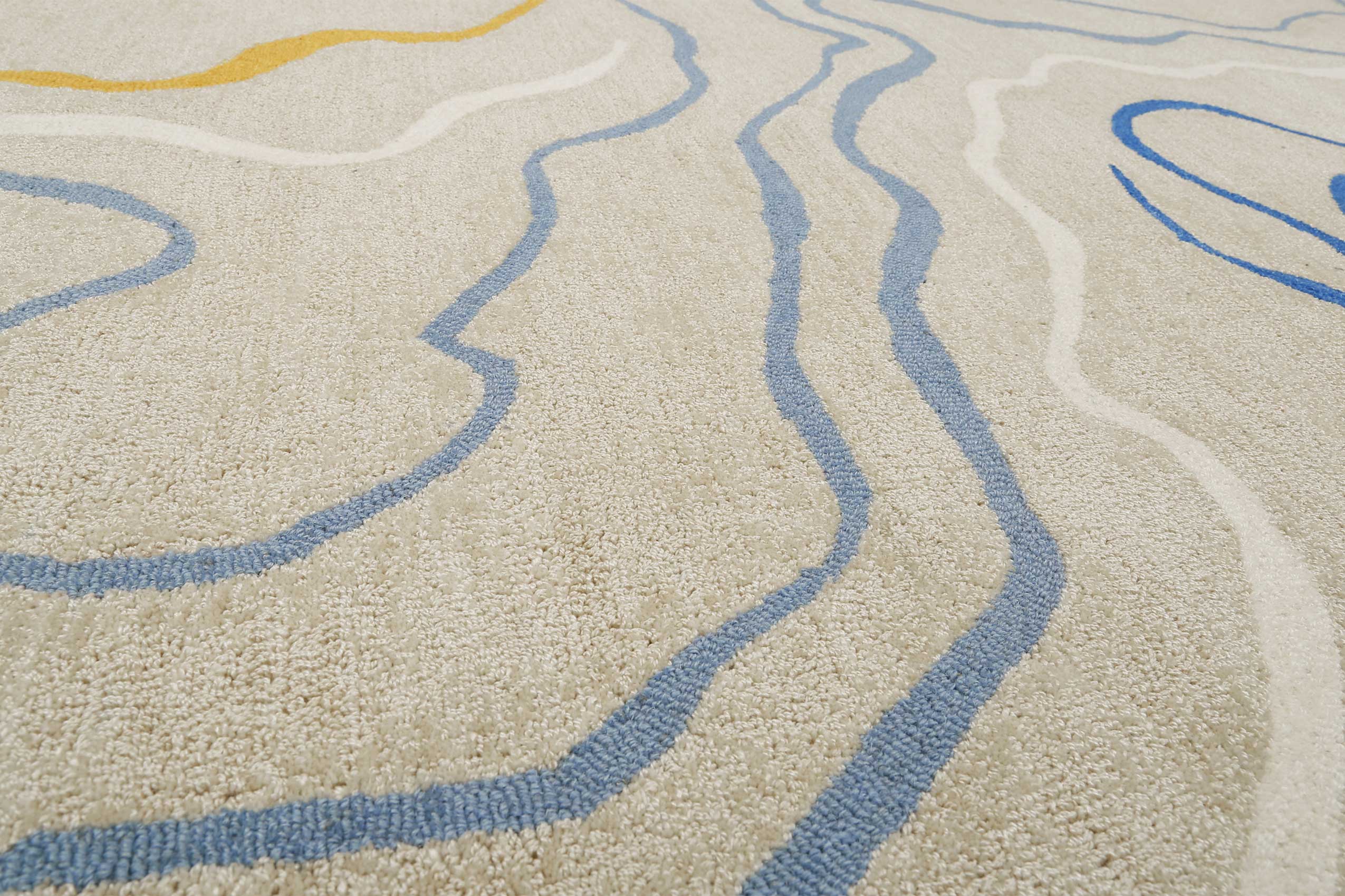 Esprit Kurzflor Teppich Creme Beige 
