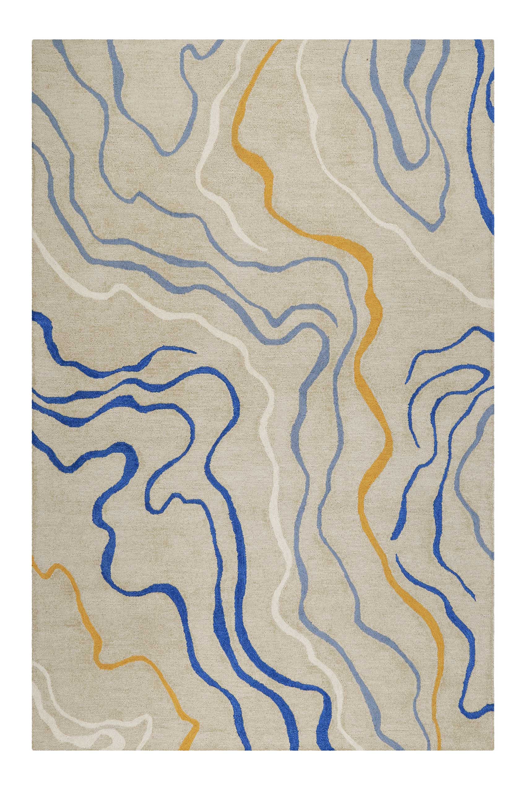 Esprit Kurzflor Teppich Creme Beige 