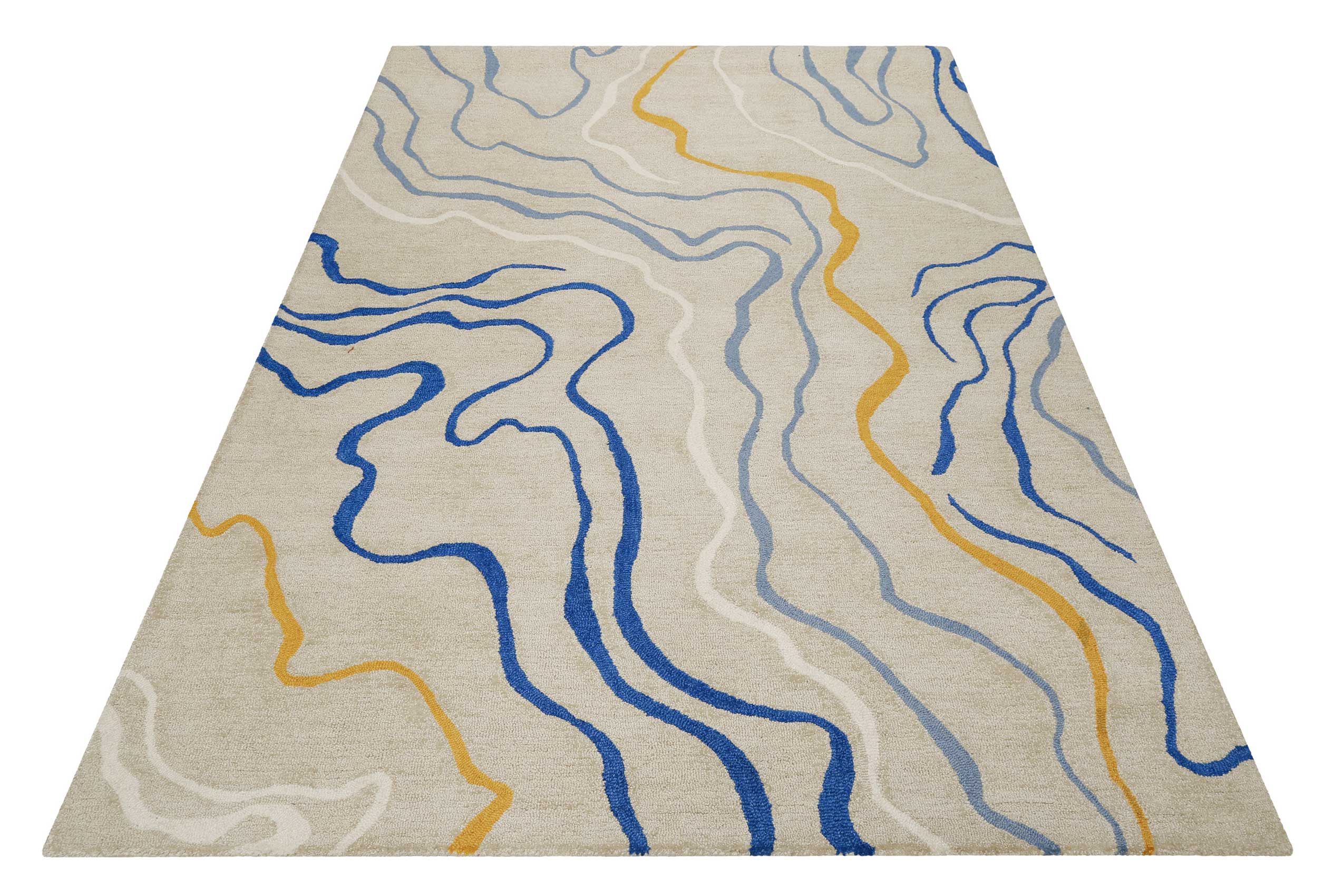 Esprit Kurzflor Teppich Creme Beige 