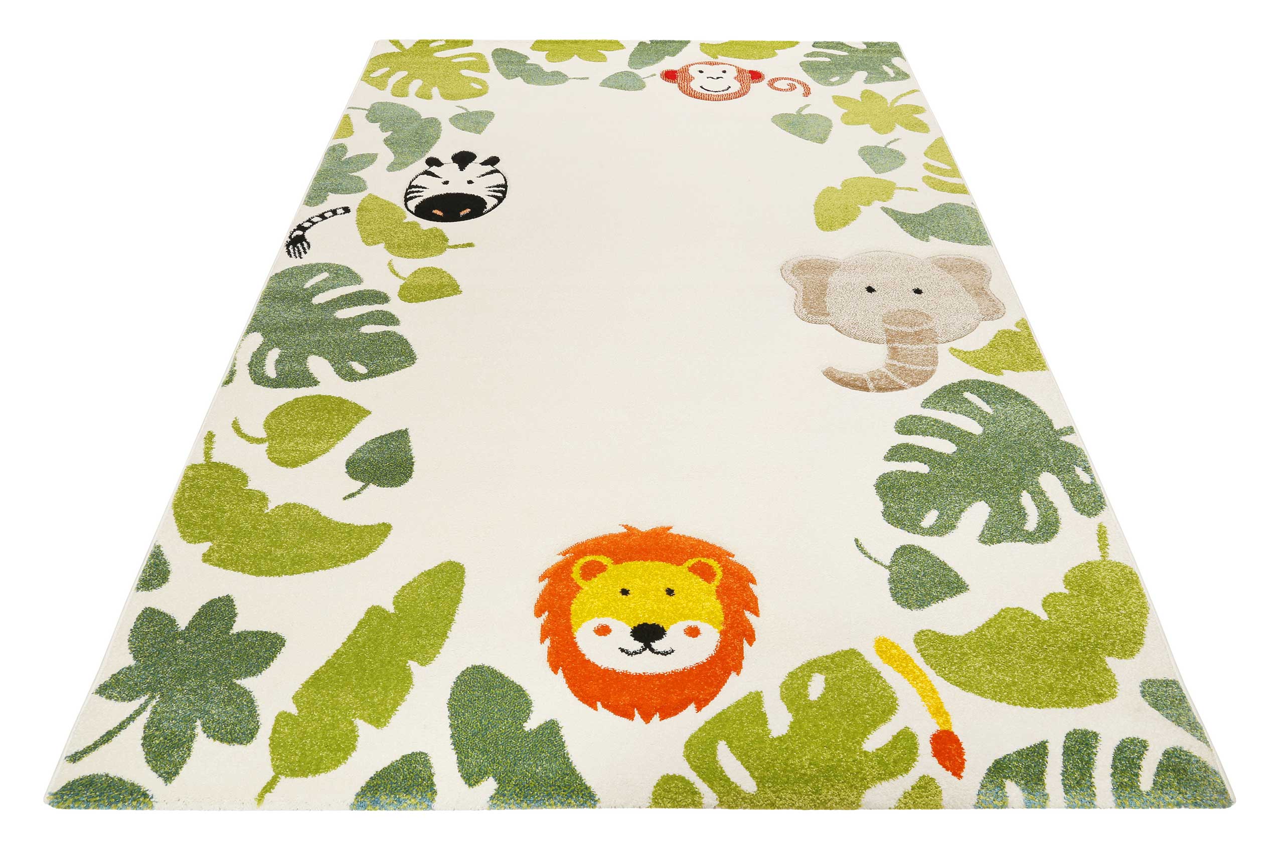 Esprit Kinderteppich Beige Grün 