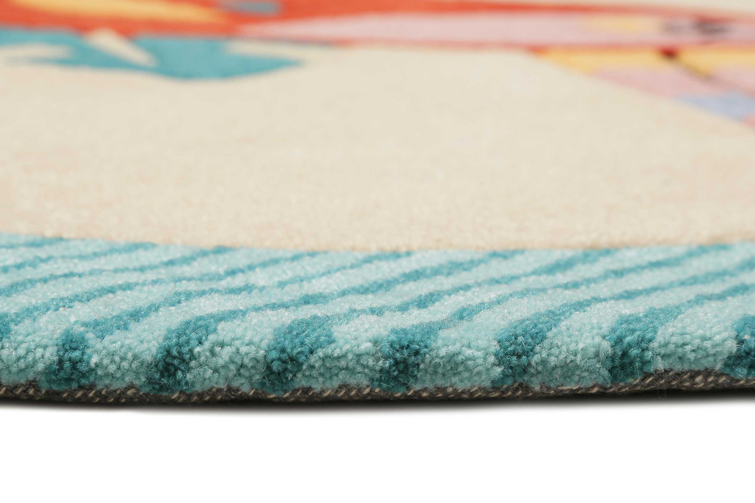 Esprit Kinderteppich Beige Türkis » E-Toucan « - Ansicht 4