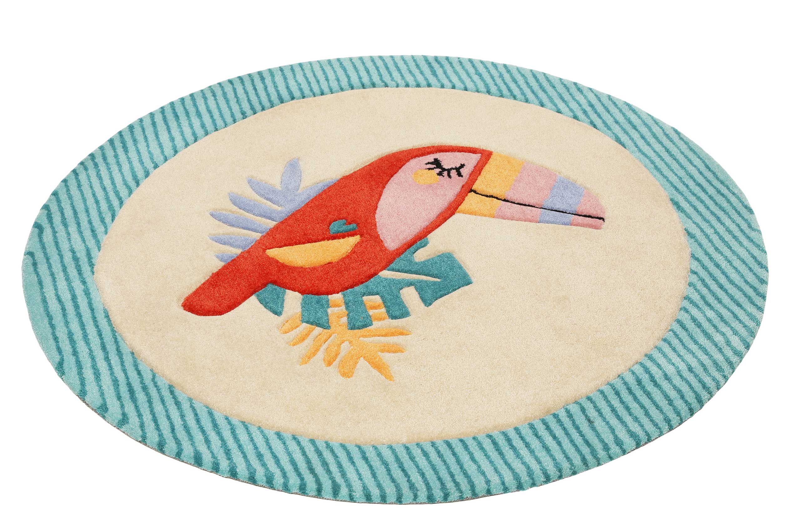 Esprit Kinderteppich Beige Türkis » E-Toucan « - Ansicht 2