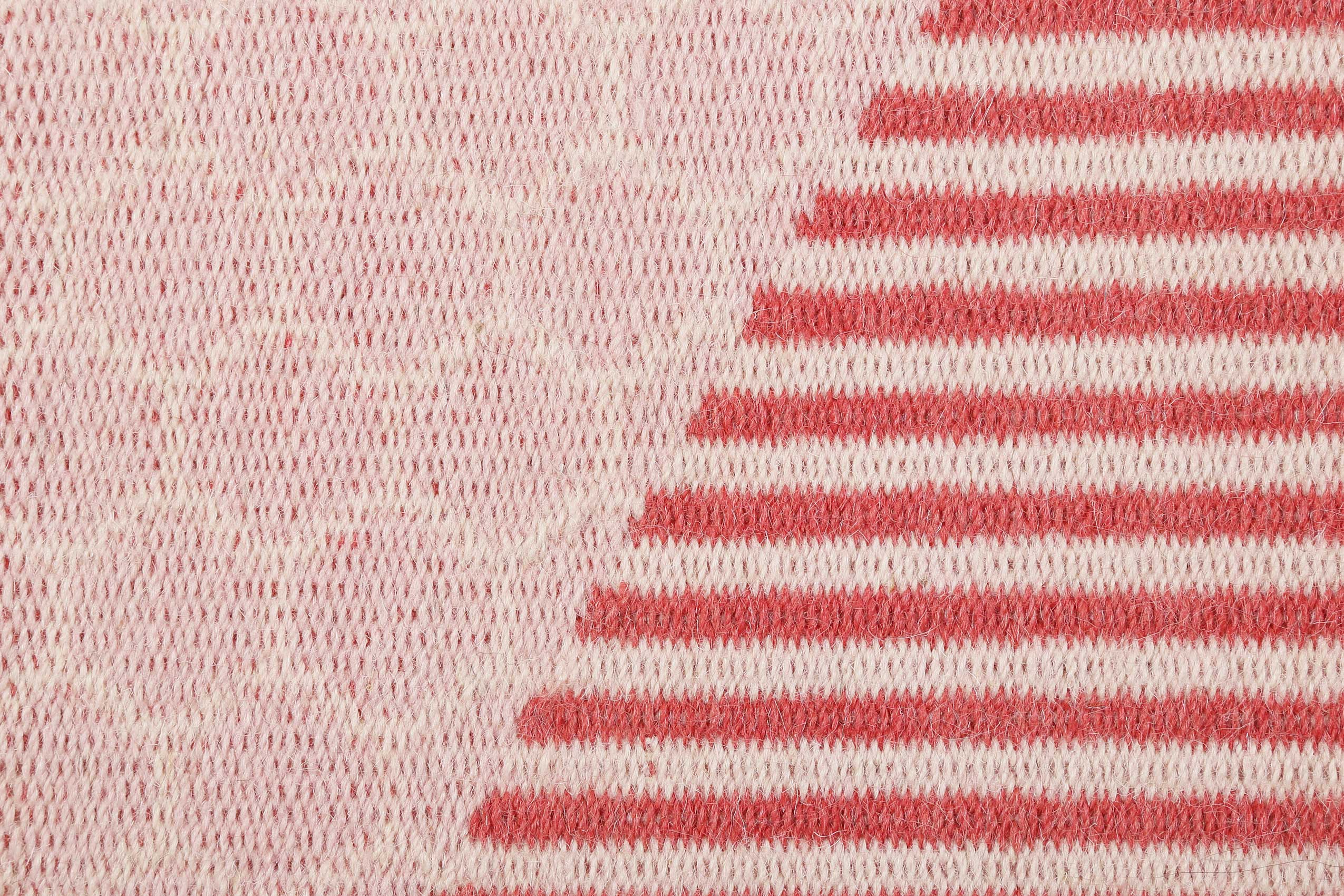 Esprit Kelim Teppich Rot Rosa aus Wolle » East Atlanta « - Ansicht 5