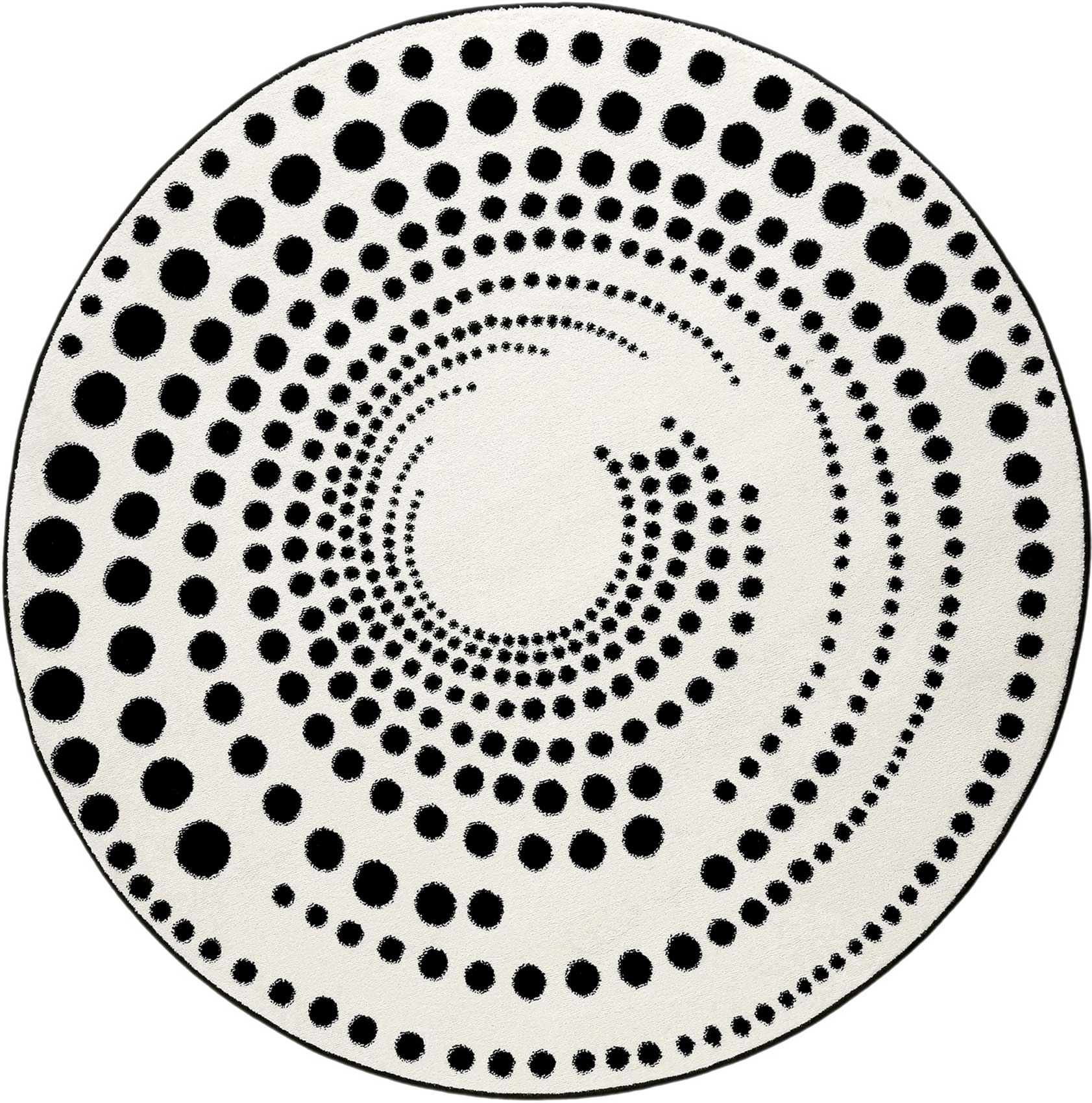 Esprit Teppich Schwarz Weiß Kurzflor 