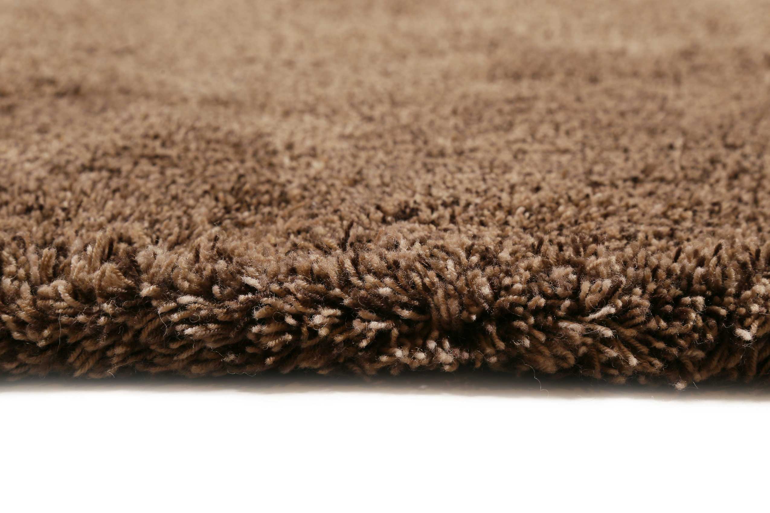 Esprit Wollteppich Braun meliert Hochflor 